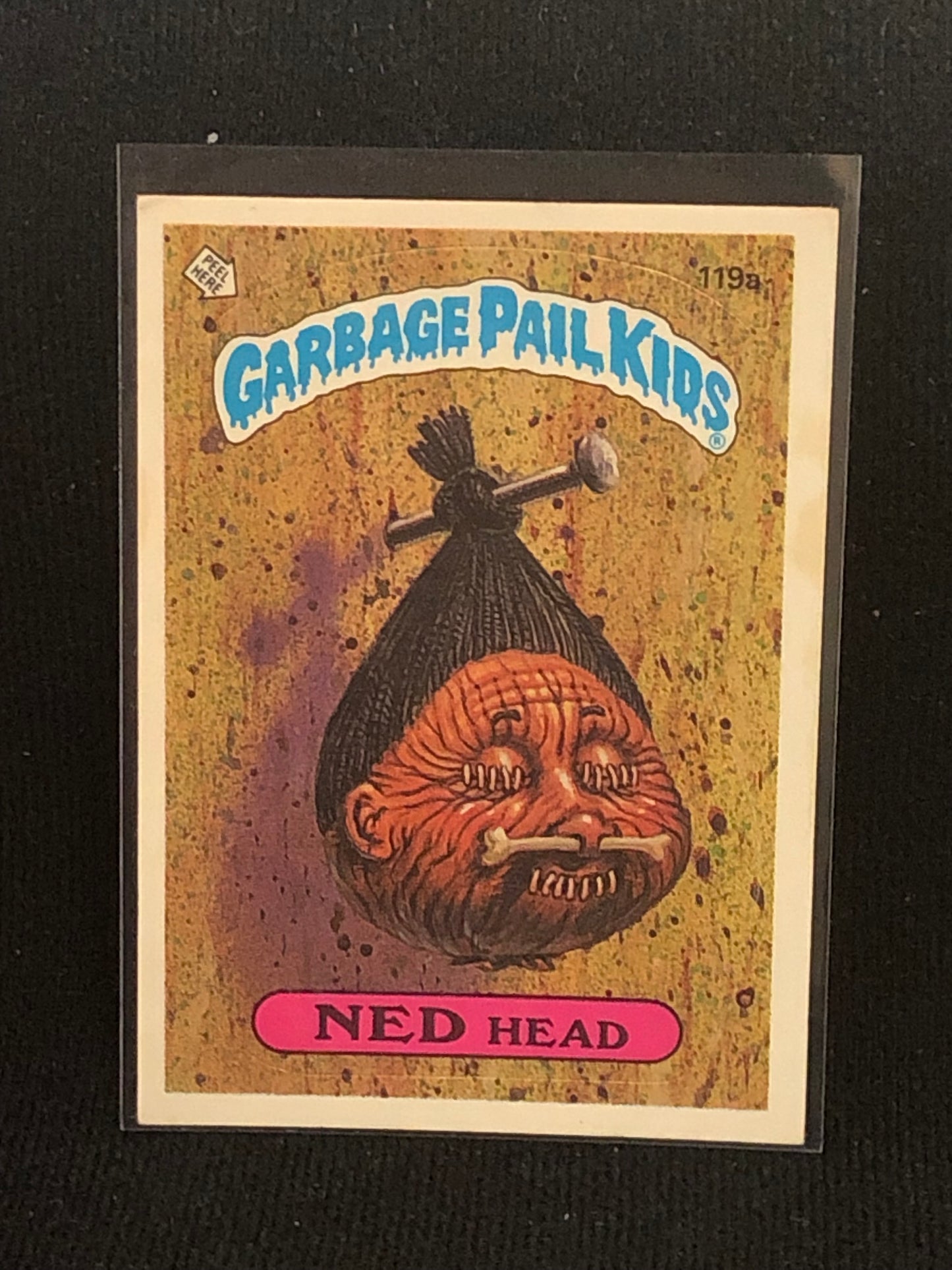 Garbage Pail Kids Original Series 3 (os3) 119a Ned Head