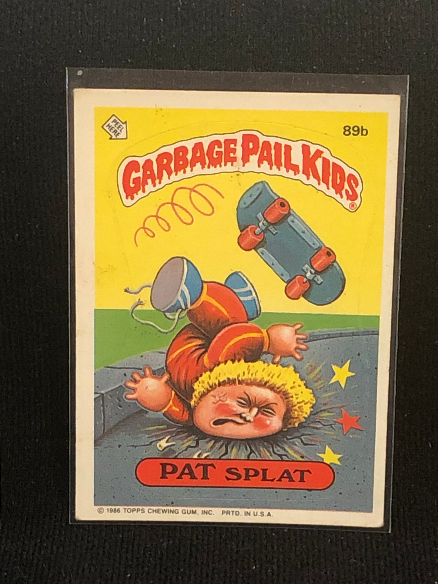 Garbage Pail Kids Original Series 3 (os3) 89b Pat Splat