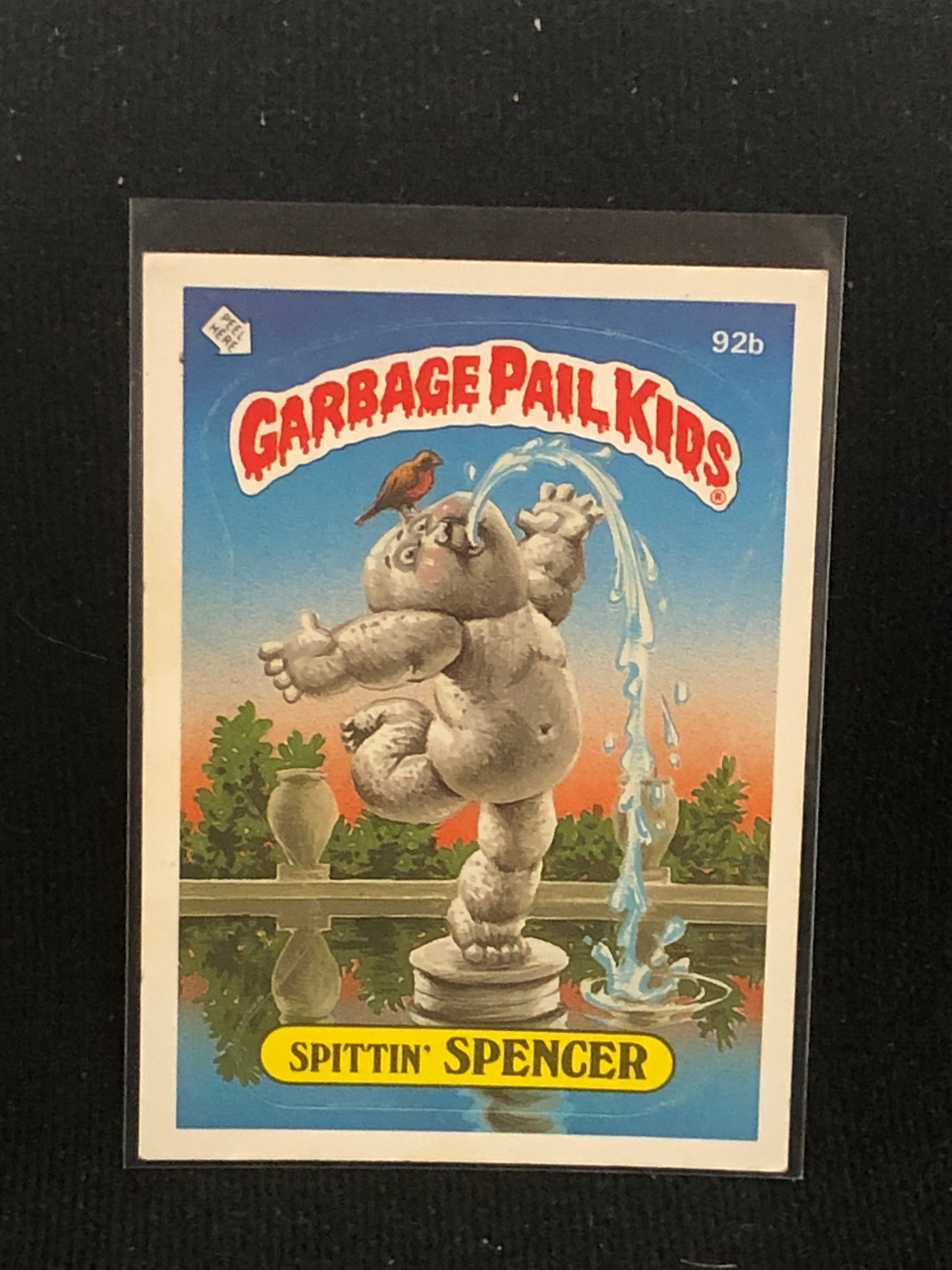 Garbage Pail Kids Original Series 3 (os3) 92b Spittin Spencer