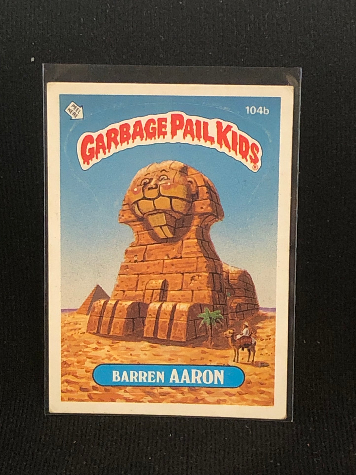 Garbage Pail Kids Original Series 3 (os3) 104b Barren Aaron