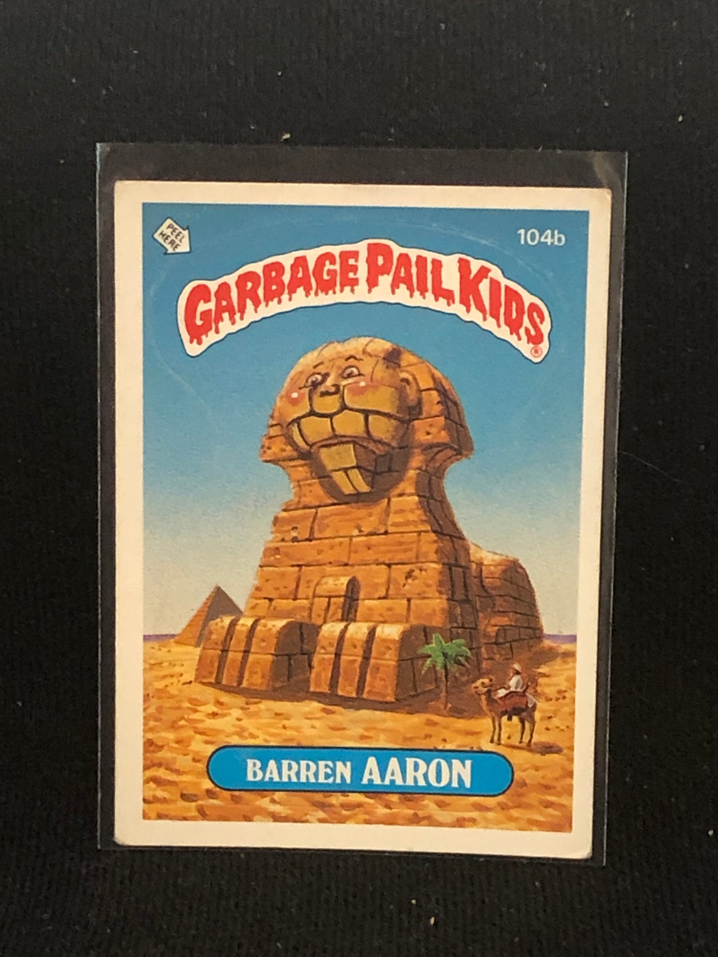 Garbage Pail Kids Original Series 3 (os3) 104b Barren Aaron