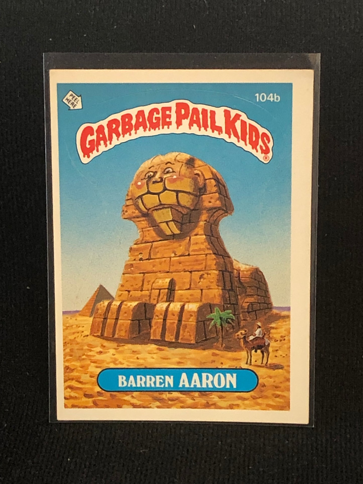 Garbage Pail Kids Original Series 3 (os3) 104b Barren Aaron