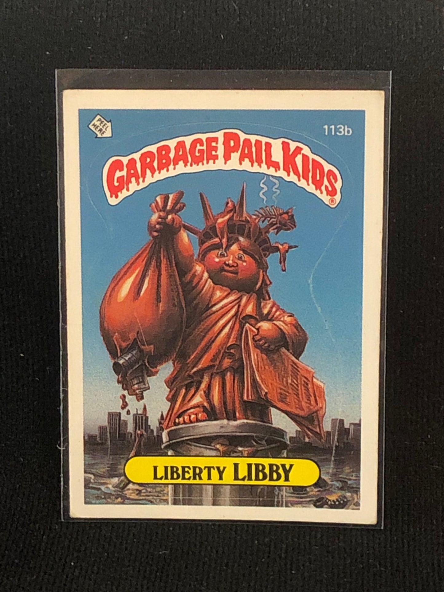 Garbage Pail Kids Original Series 3 (os3) 113b Liberty Libby