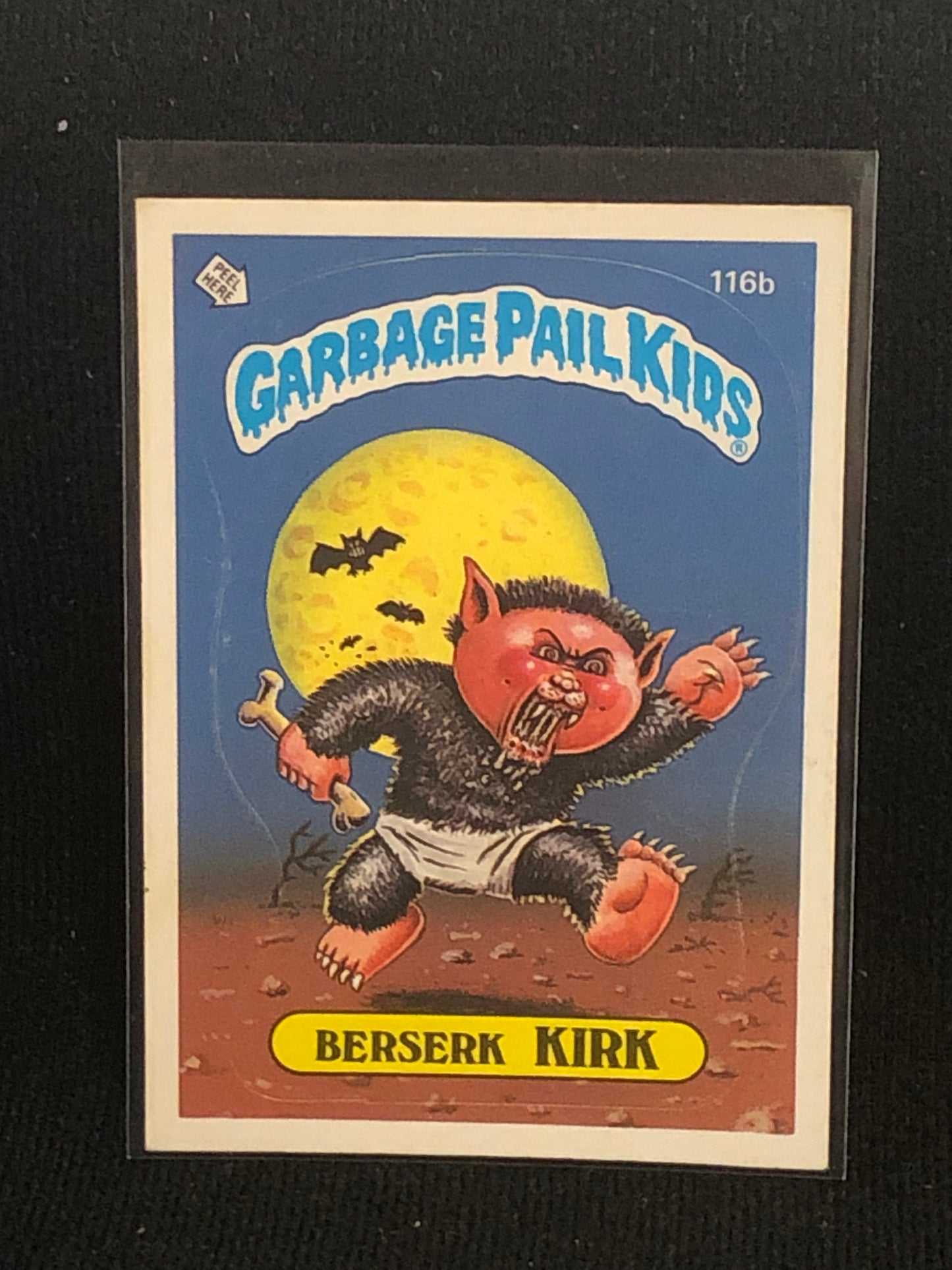 Garbage Pail Kids Original Series 3 (os3) 116b Berserk Kirk
