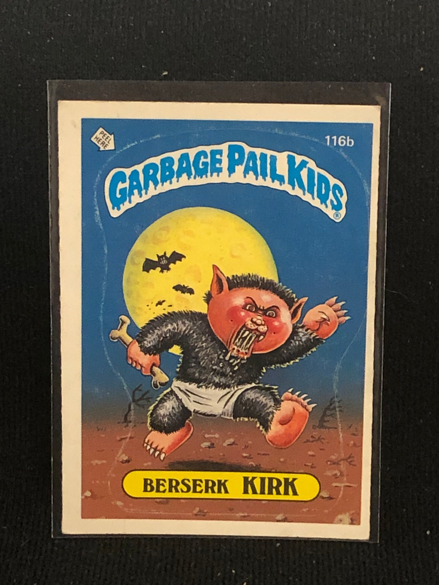 Garbage Pail Kids Original Series 3 (os3) 116b Berserk Kirk
