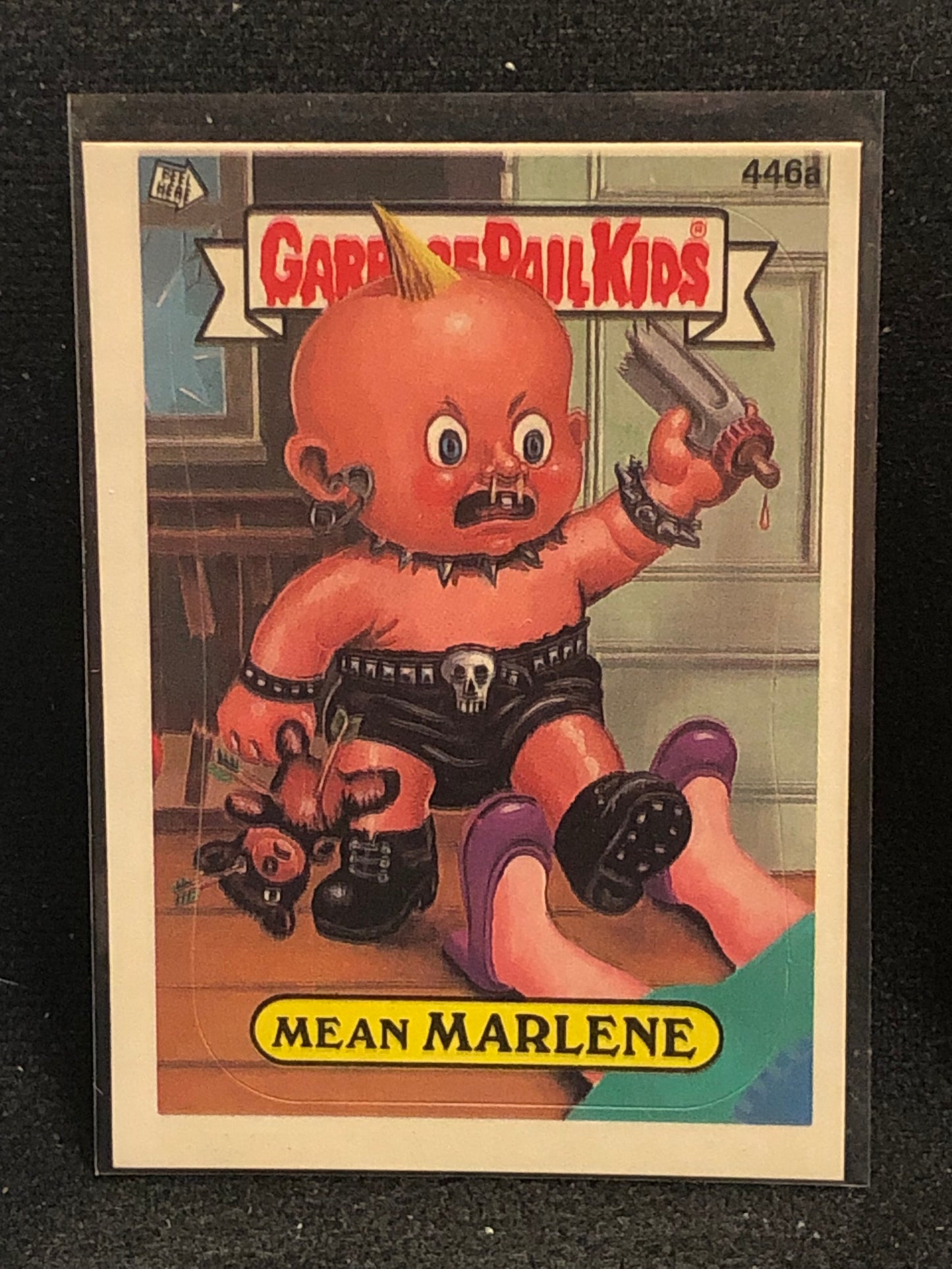 Garbage Pail Kids Original Series 11 (os11) 446a Mean Marlene