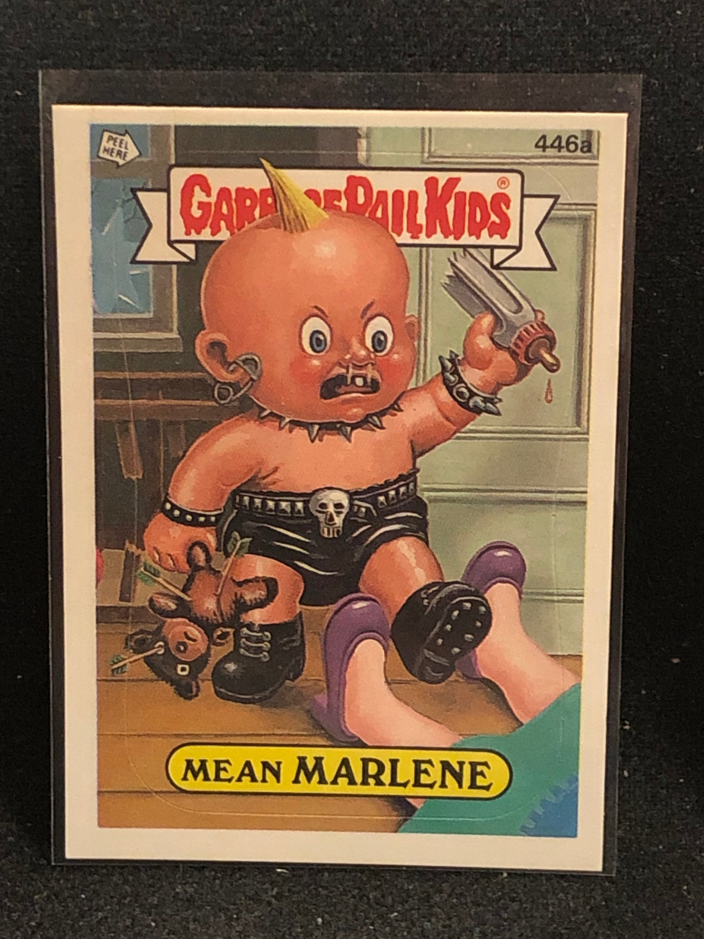 Garbage Pail Kids Original Series 11 (os11) 446a Mean Marlene