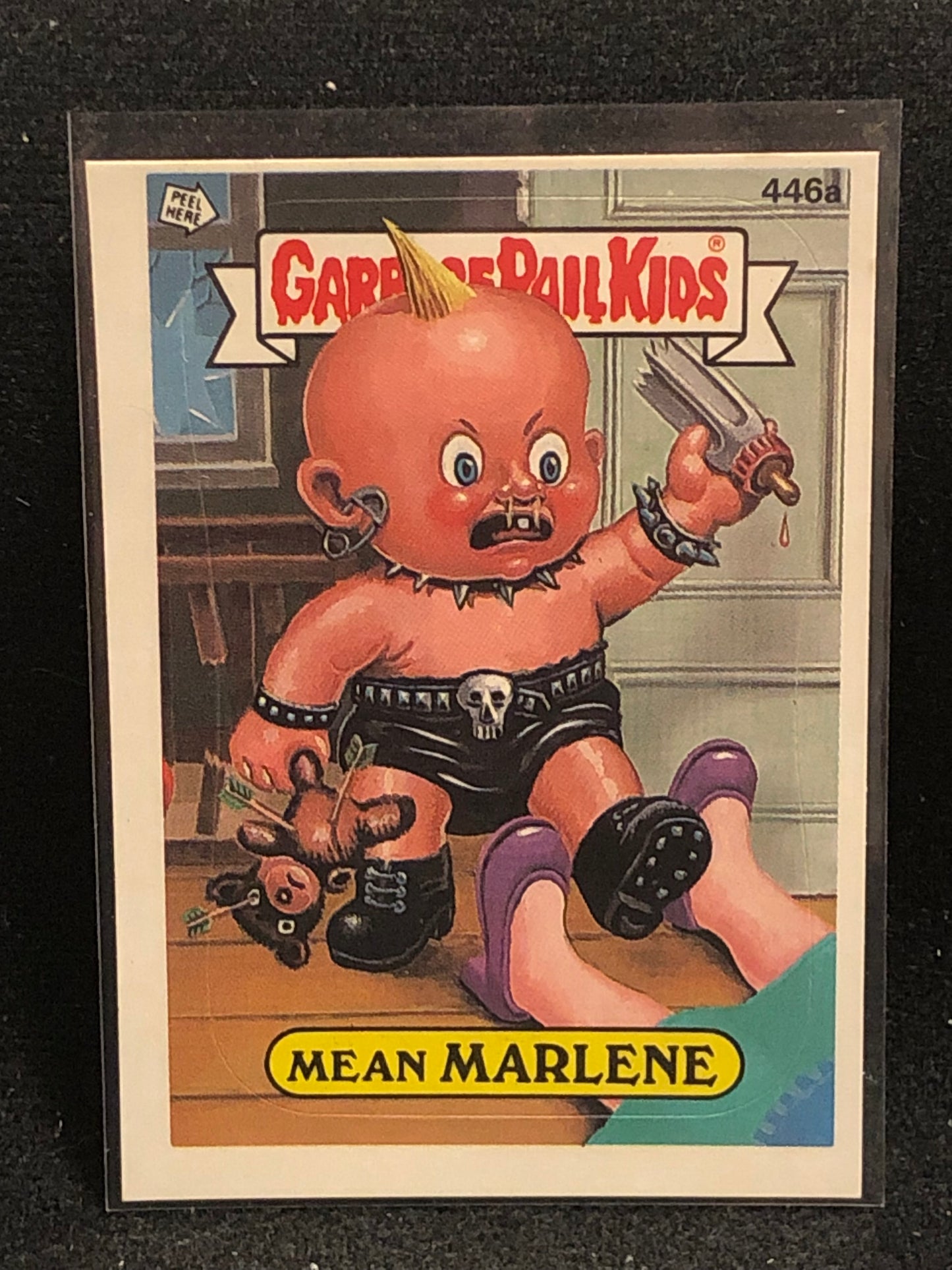 Garbage Pail Kids Original Series 11 (os11) 446a Mean Marlene
