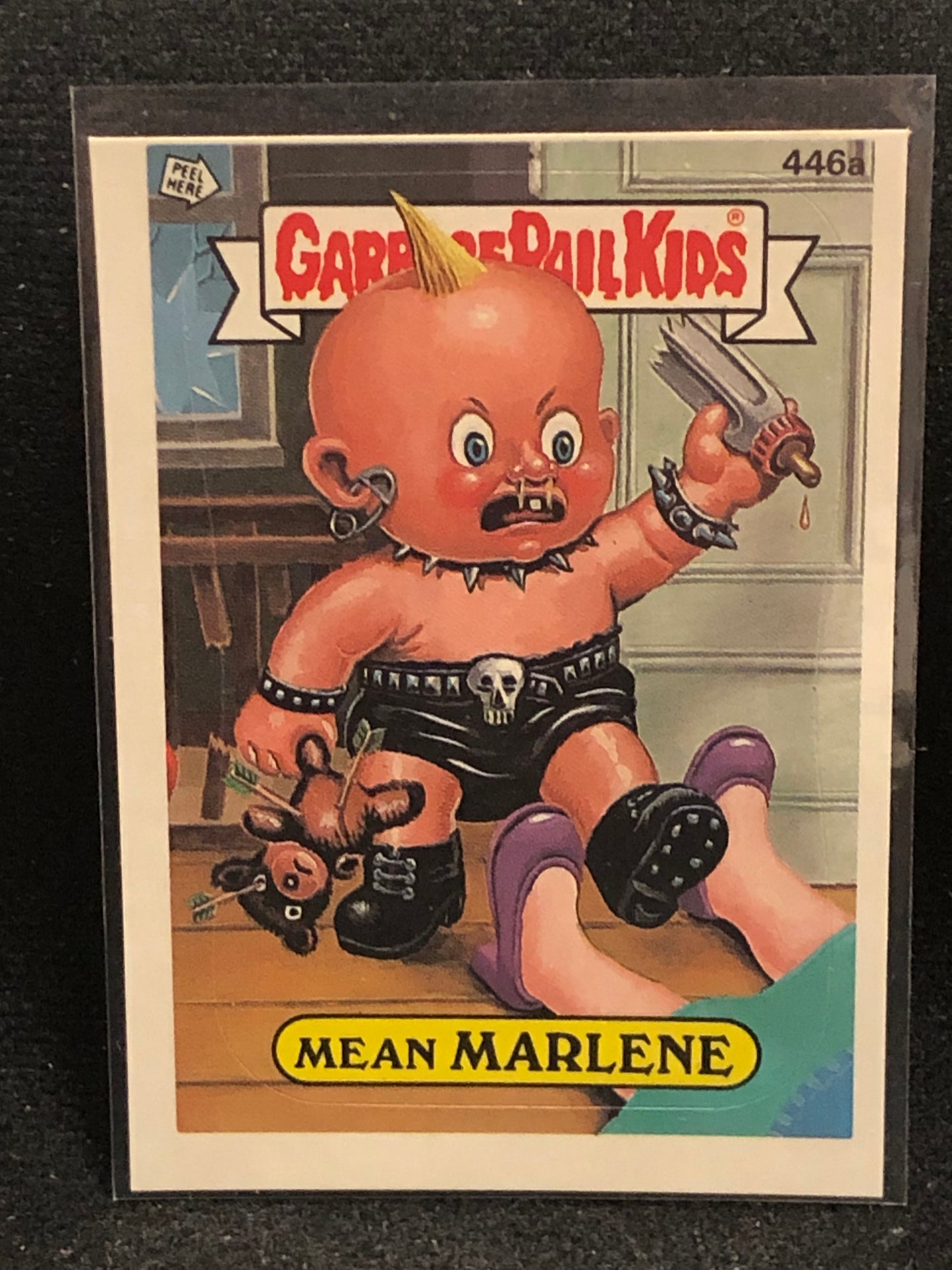 Garbage Pail Kids Original Series 11 (os11) 446a Mean Marlene