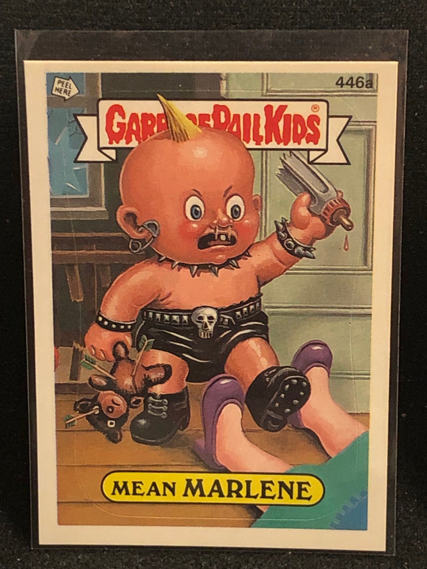 Garbage Pail Kids Original Series 11 (os11) 446a Mean Marlene
