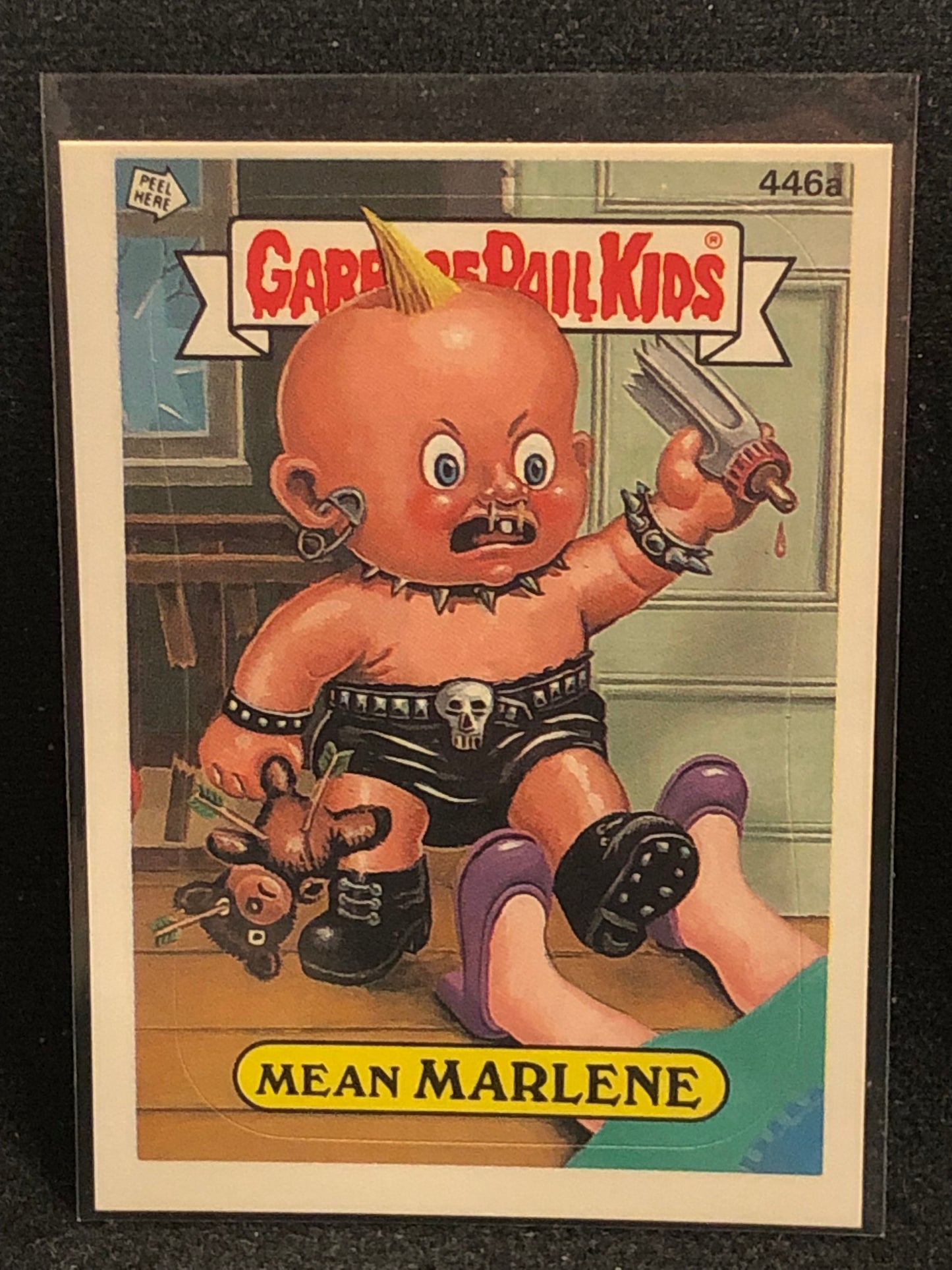 Garbage Pail Kids Original Series 11 (os11) 446a Mean Marlene