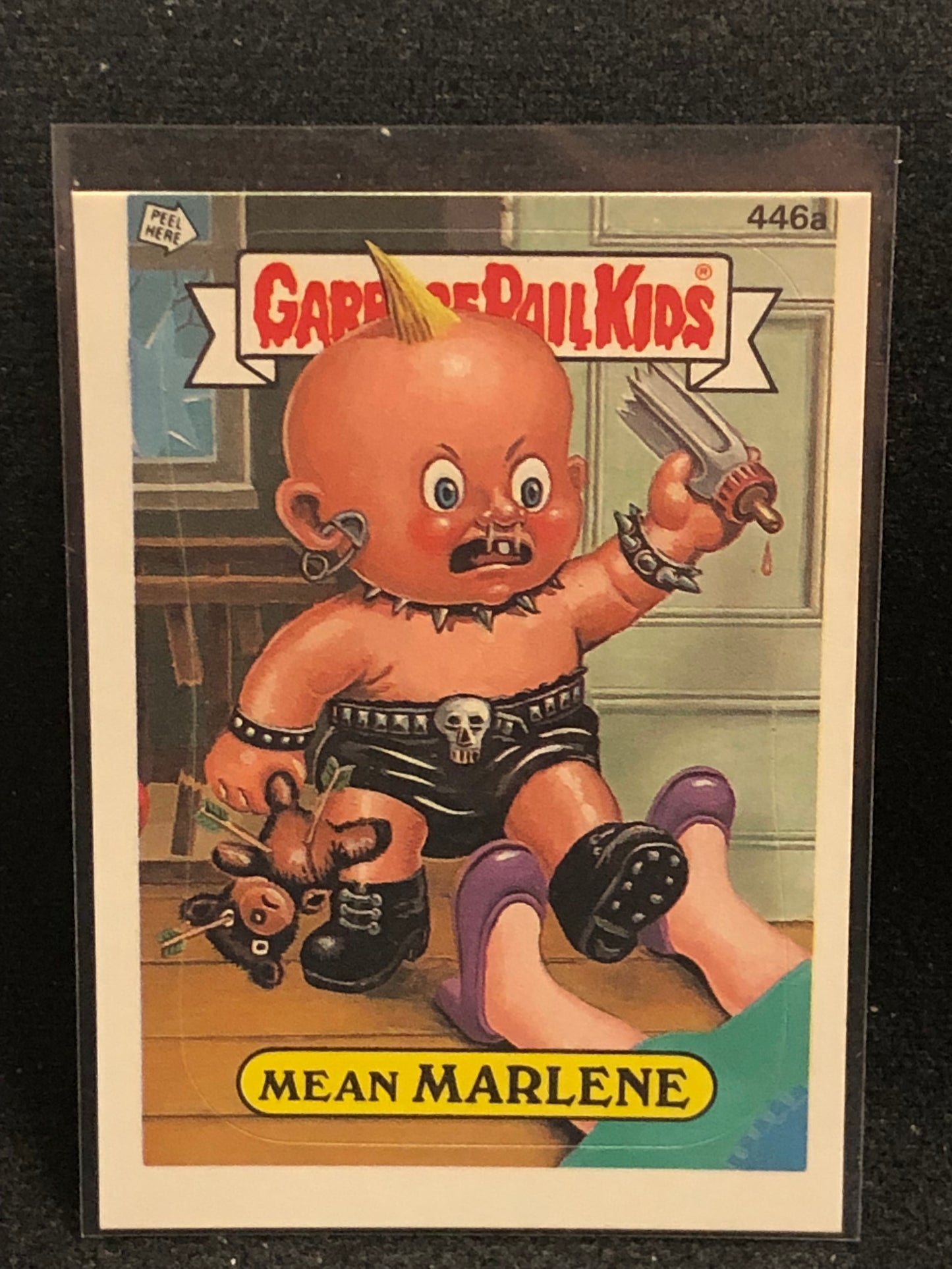 Garbage Pail Kids Original Series 11 (os11) 446a Mean Marlene