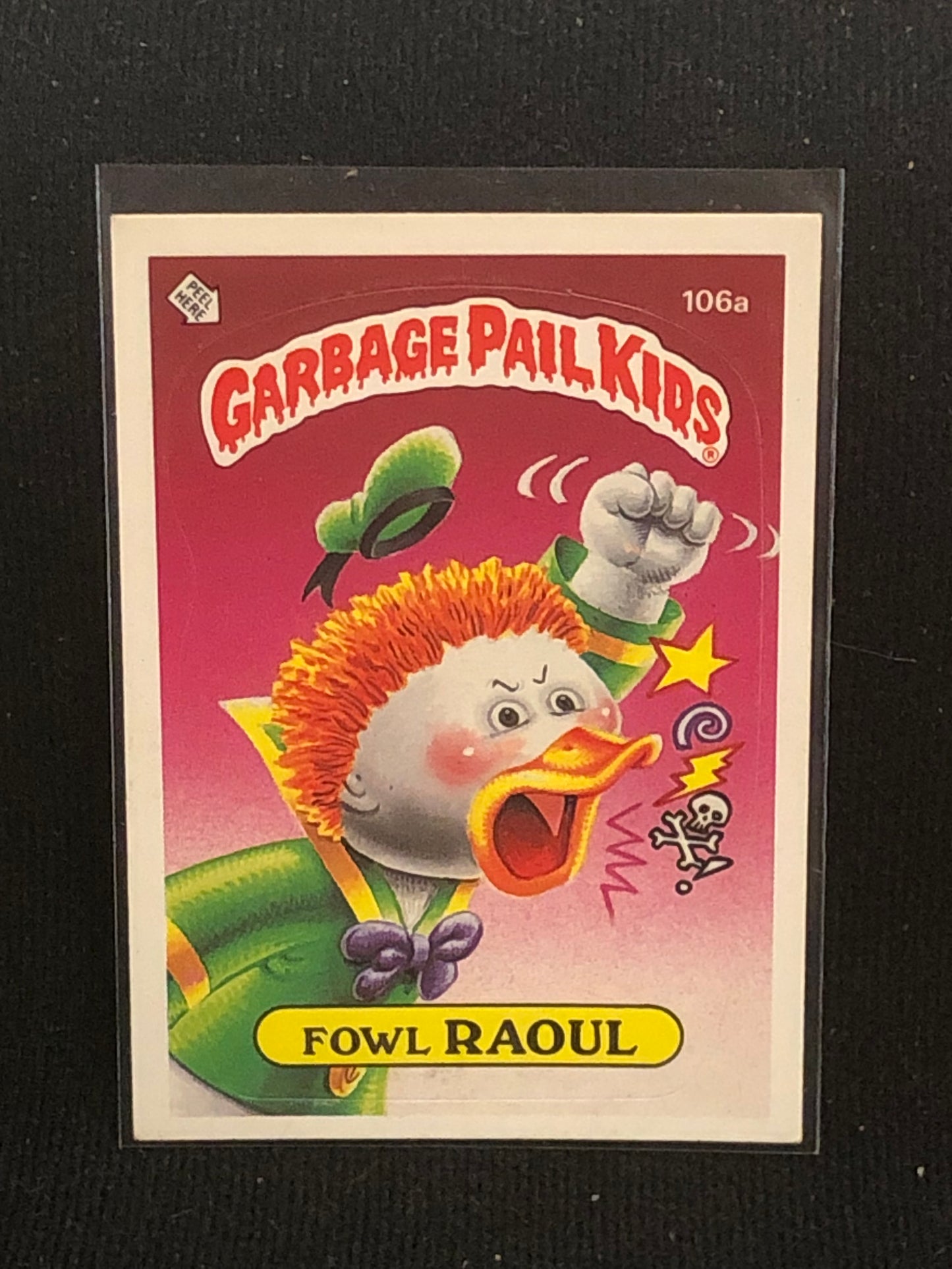 Garbage Pail Kids Original Series 3 (os3) 106a Fowl Raoul
