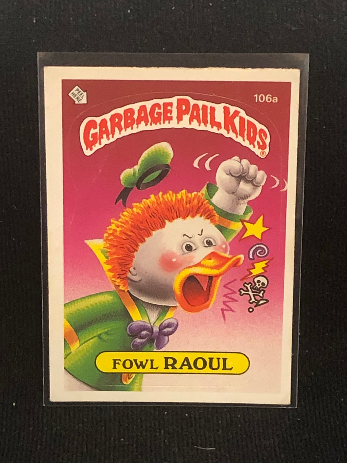 Garbage Pail Kids Original Series 3 (os3) 106a Fowl Raoul