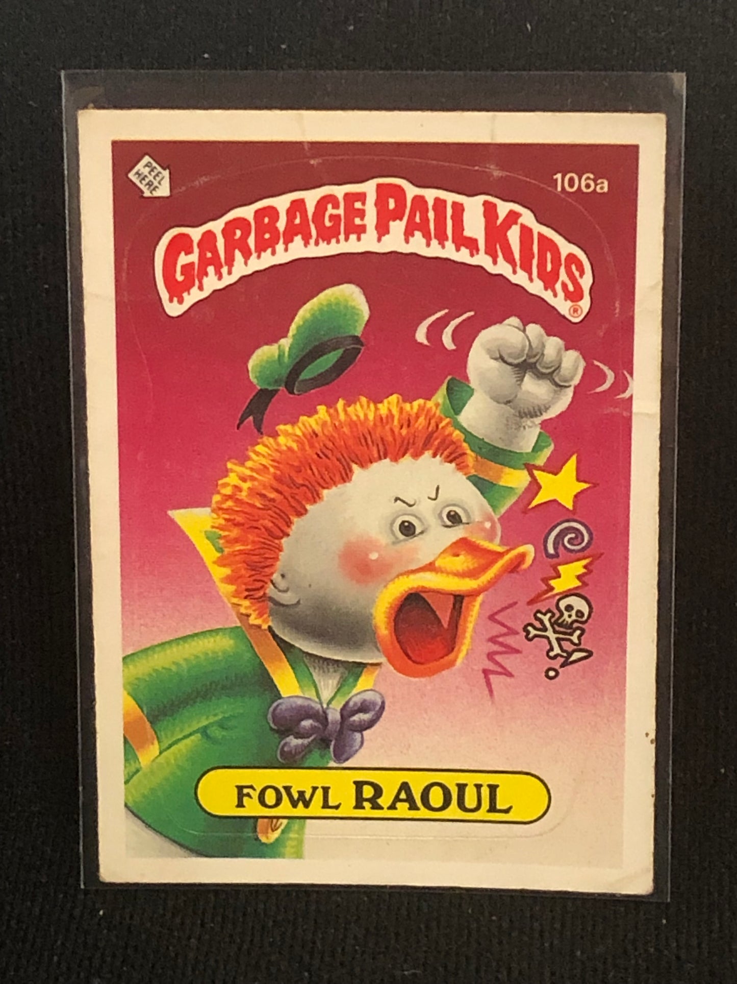 Garbage Pail Kids Original Series 3 (os3) 106a Fowl Raoul