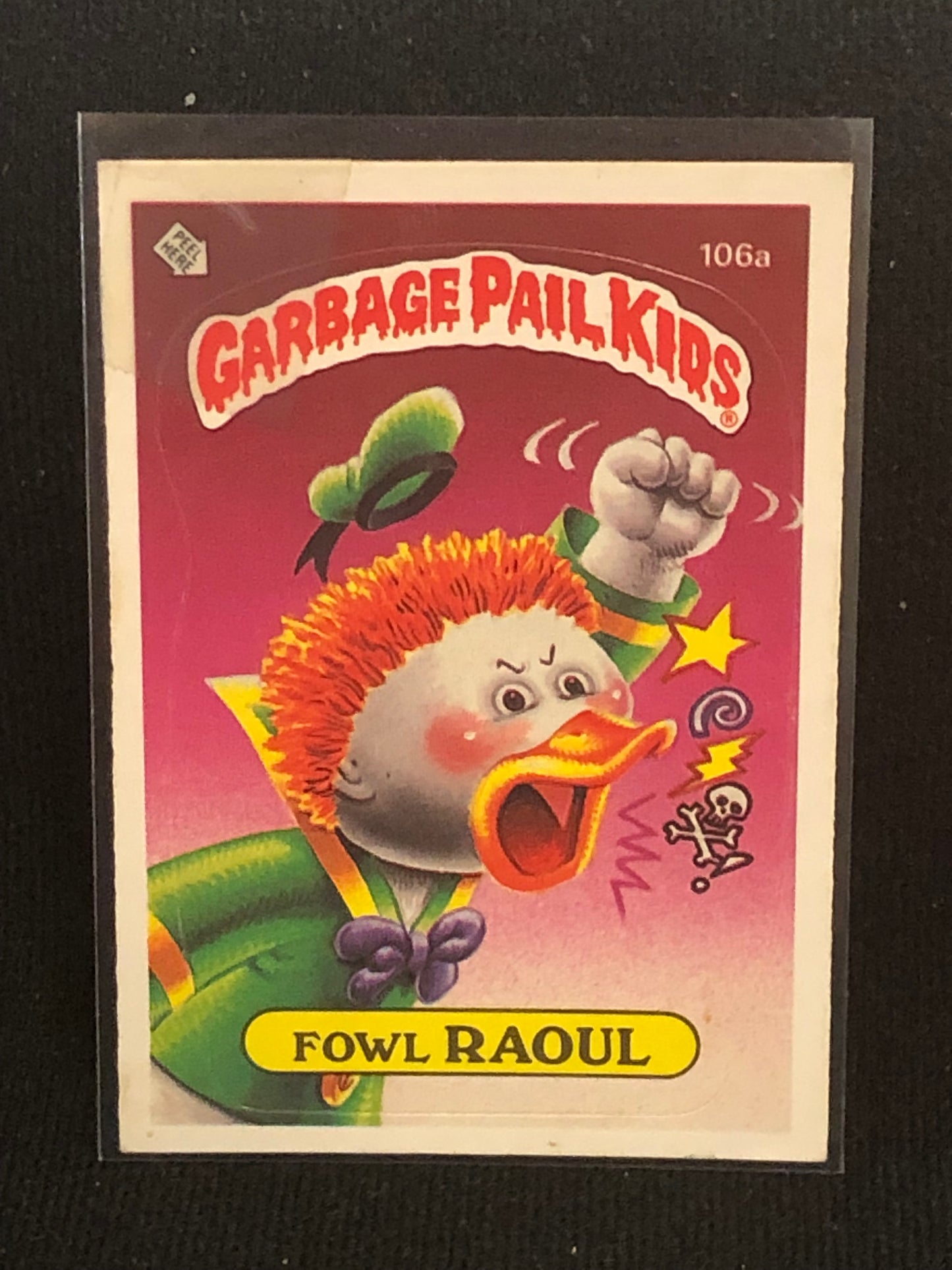 Garbage Pail Kids Original Series 3 (os3) 106a Fowl Raoul