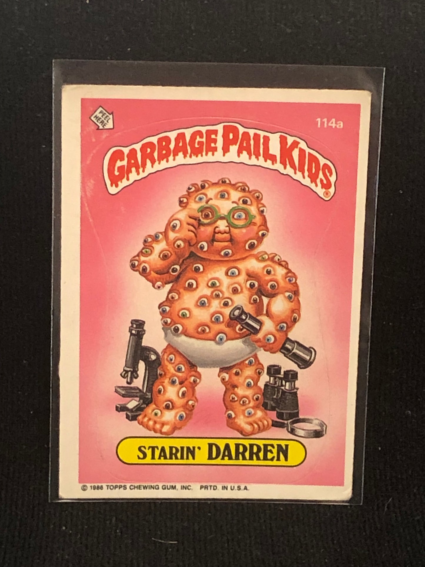 Garbage Pail Kids Original Series 3 (os3) 114a Starin Darren
