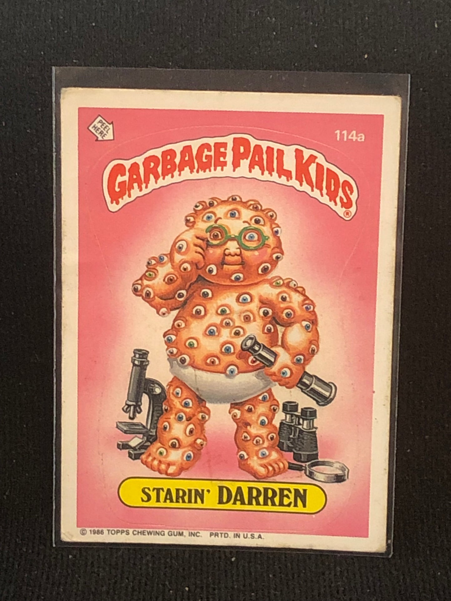 Garbage Pail Kids Original Series 3 (os3) 114a Starin Darren