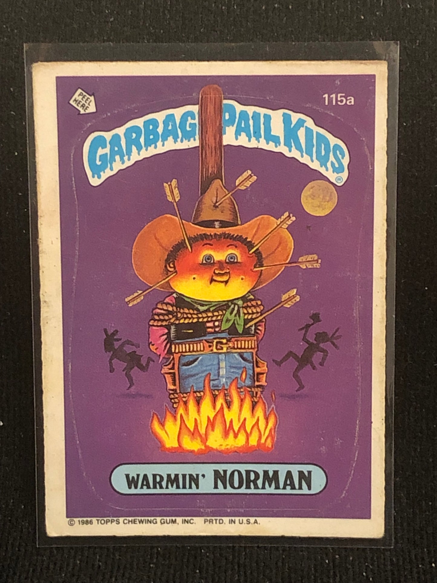 Garbage Pail Kids Original Series 3 (os3) 115a Warmin Norman