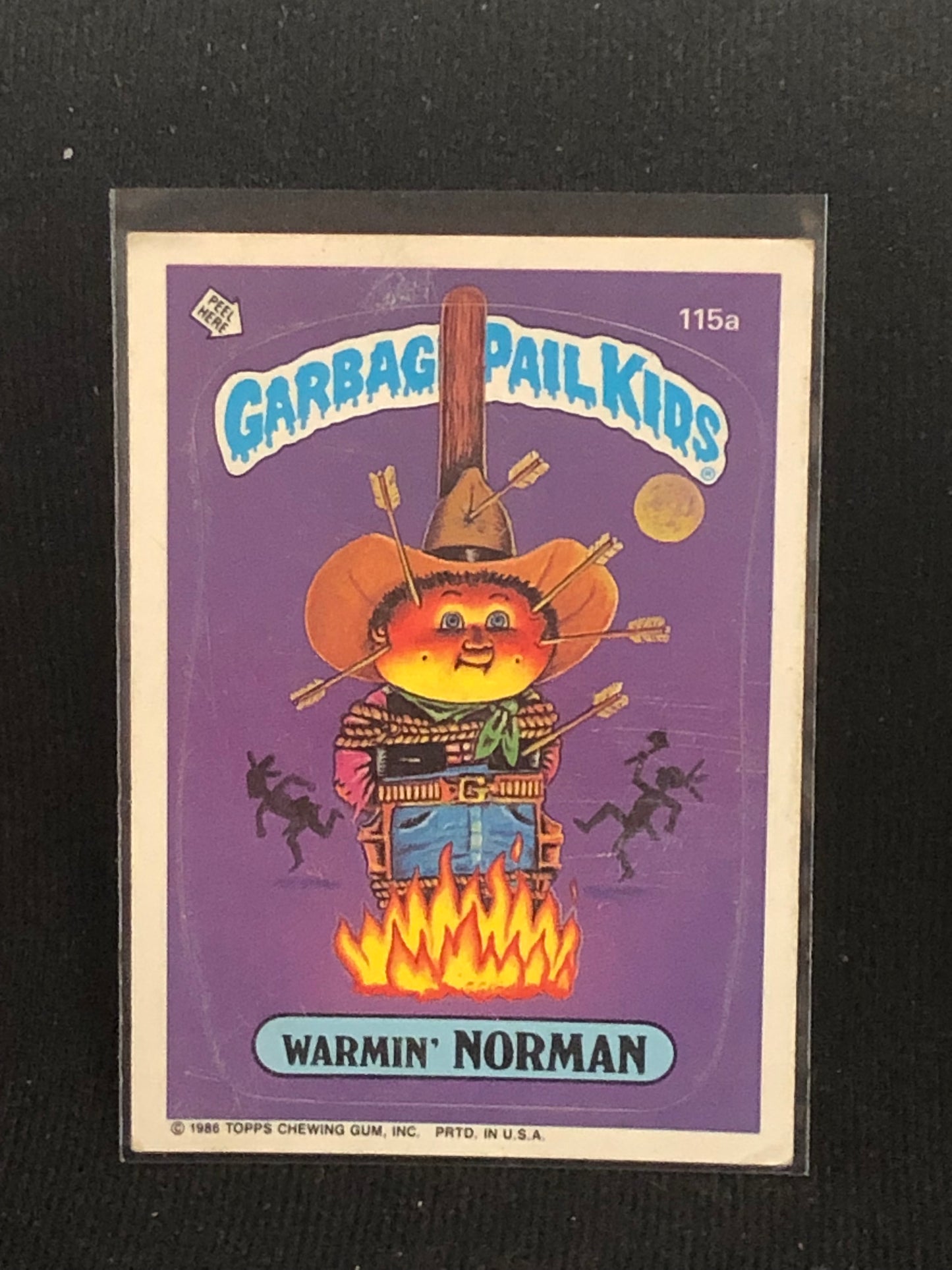 Garbage Pail Kids Original Series 3 (os3) 115a Warmin Norman