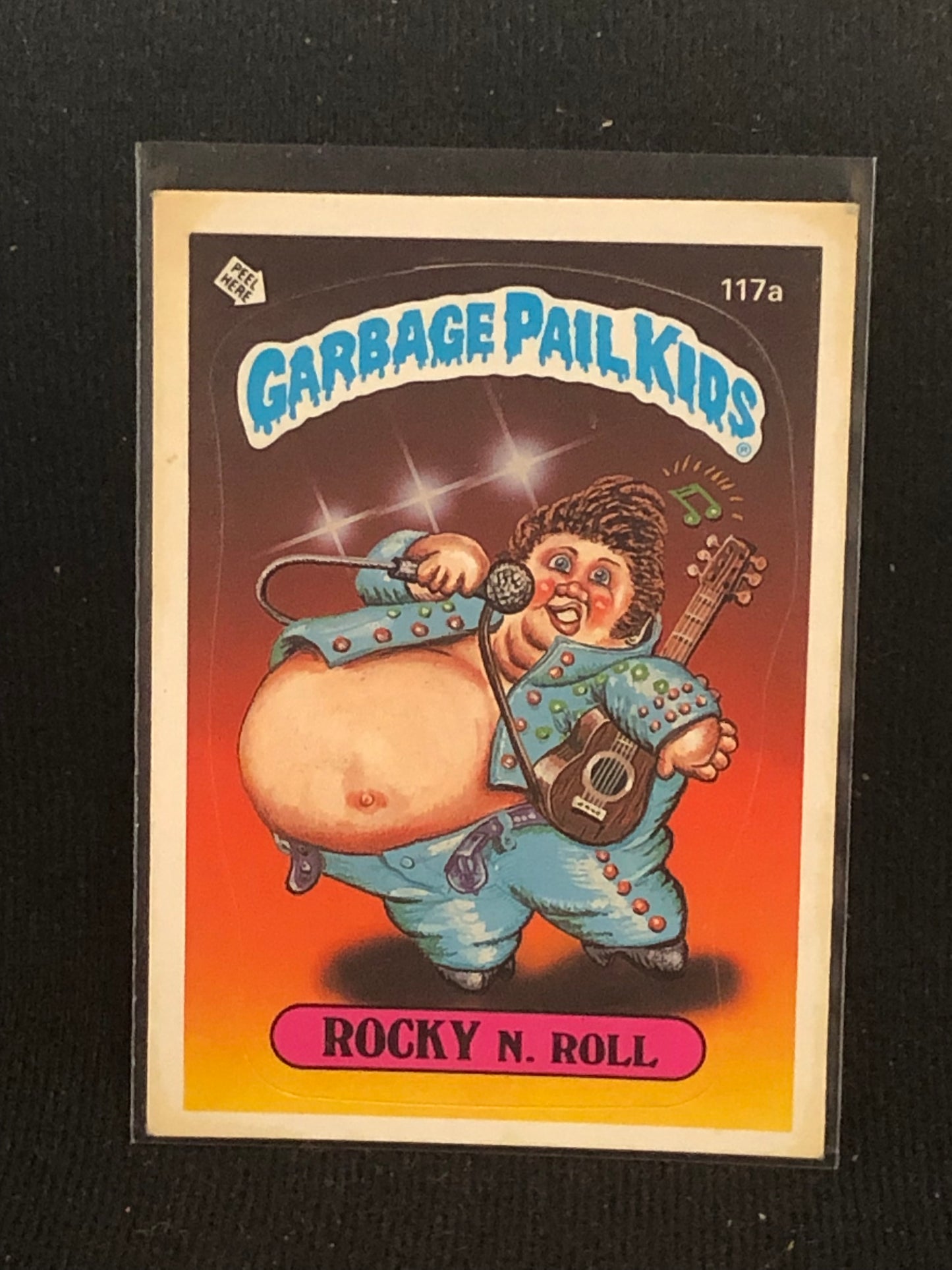 Garbage Pail Kids Original Series 3 (os3) 117a Rocky N Roll
