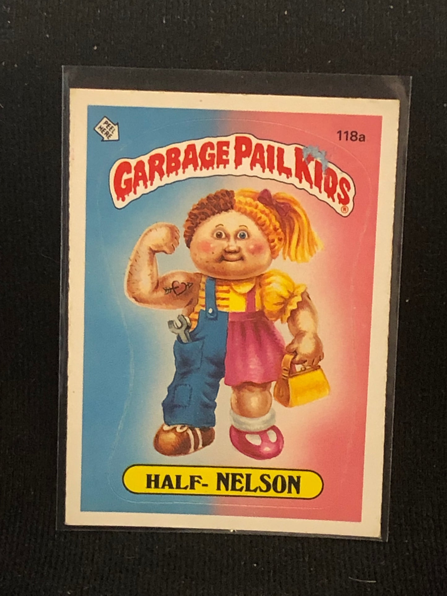 Garbage Pail Kids Original Series 3 (os3) 118a Half Nelson