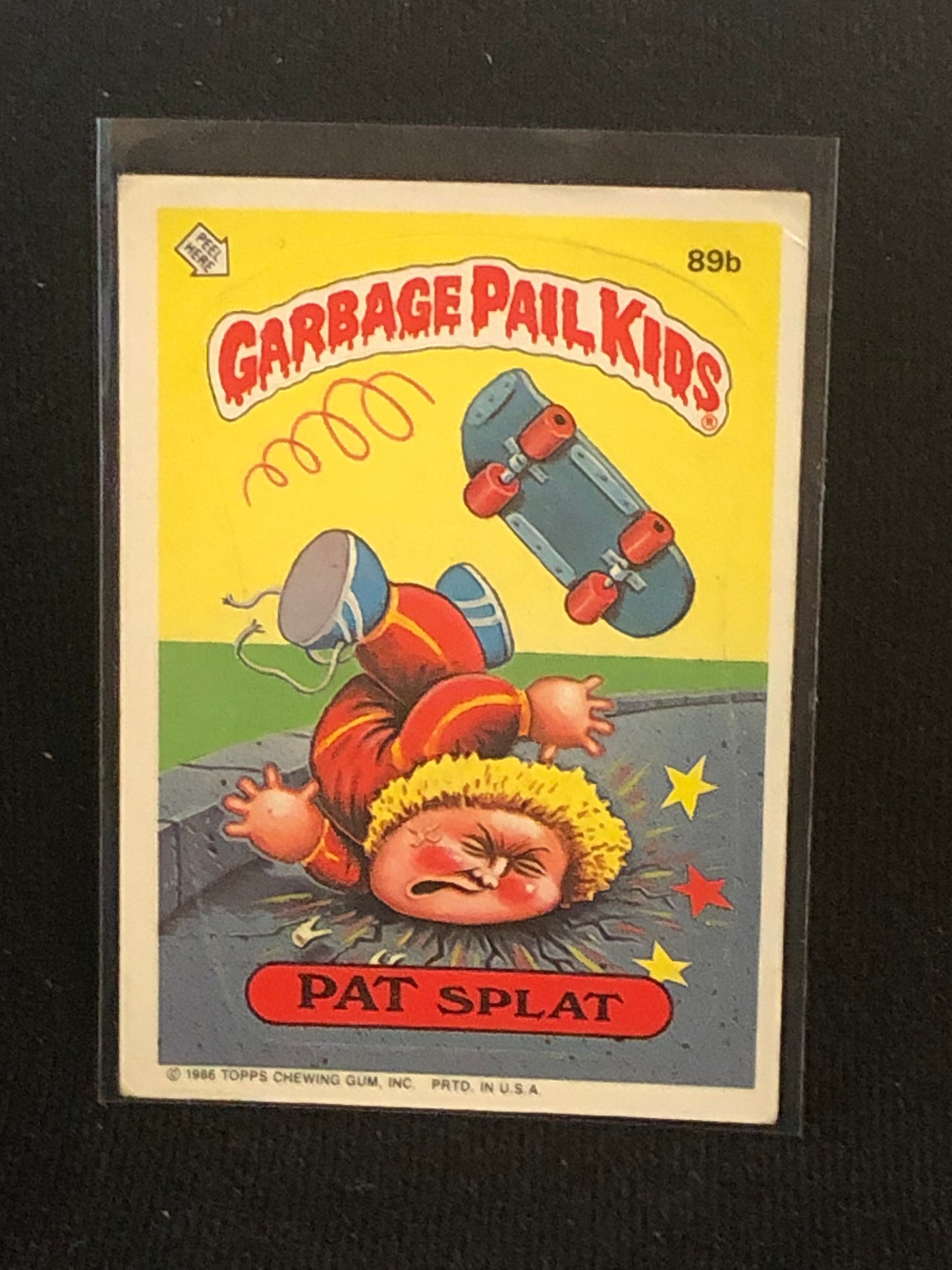 Garbage Pail Kids Original Series 3 (os3) 89b Pat Splat