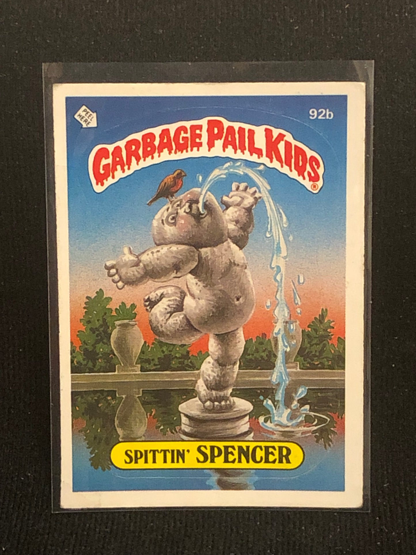Garbage Pail Kids Original Series 3 (os3) 92b Spittin Spencer