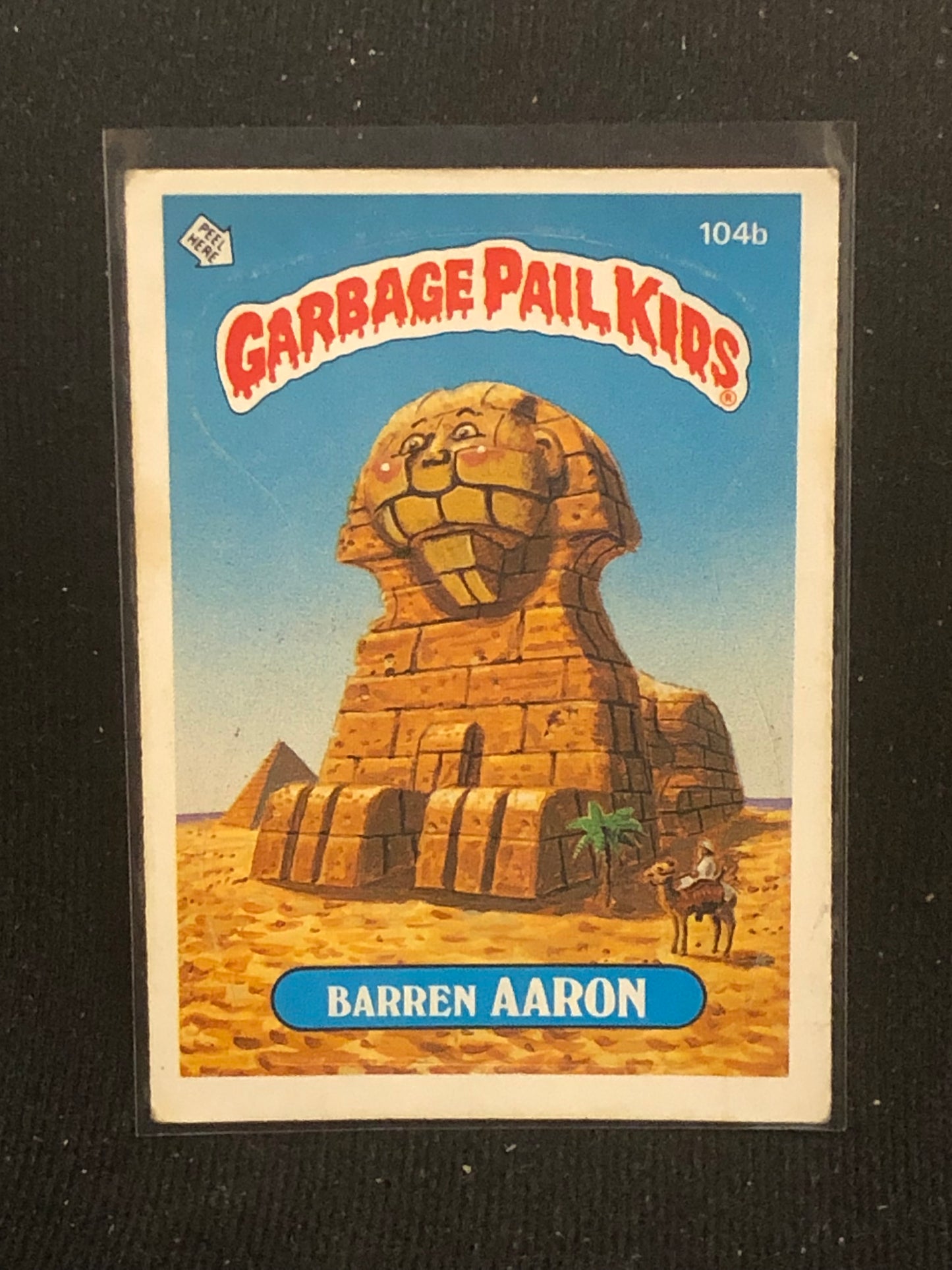Garbage Pail Kids Original Series 3 (os3) 104b Barren Aaron