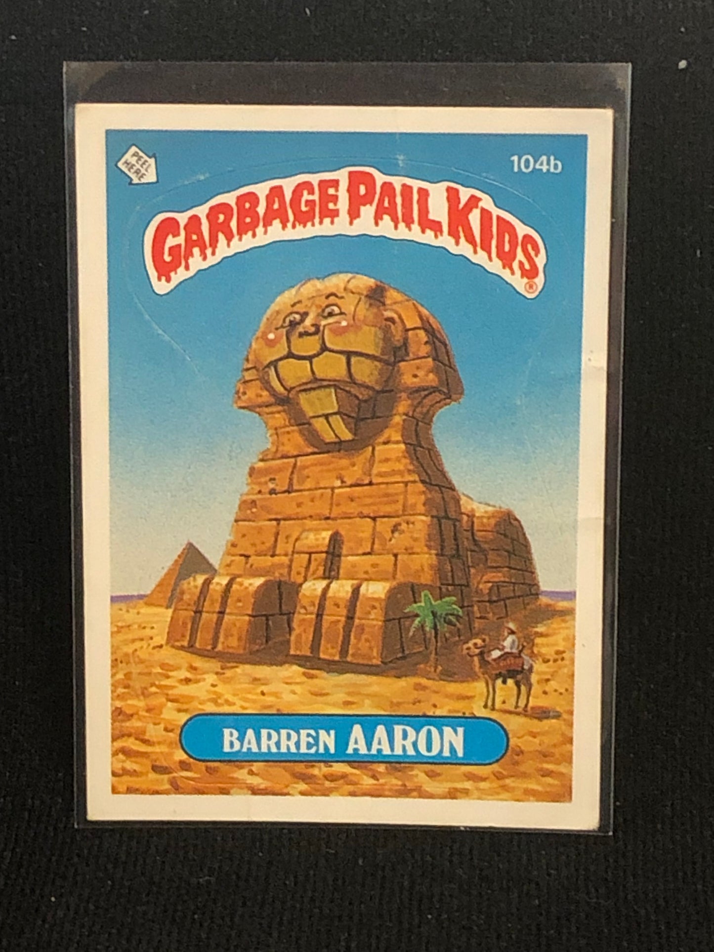 Garbage Pail Kids Original Series 3 (os3) 104b Barren Aaron