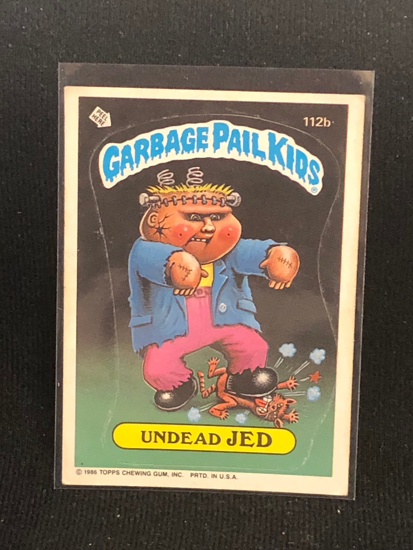 Garbage Pail Kids Original Series 3 (os3) 112b Undead Jed