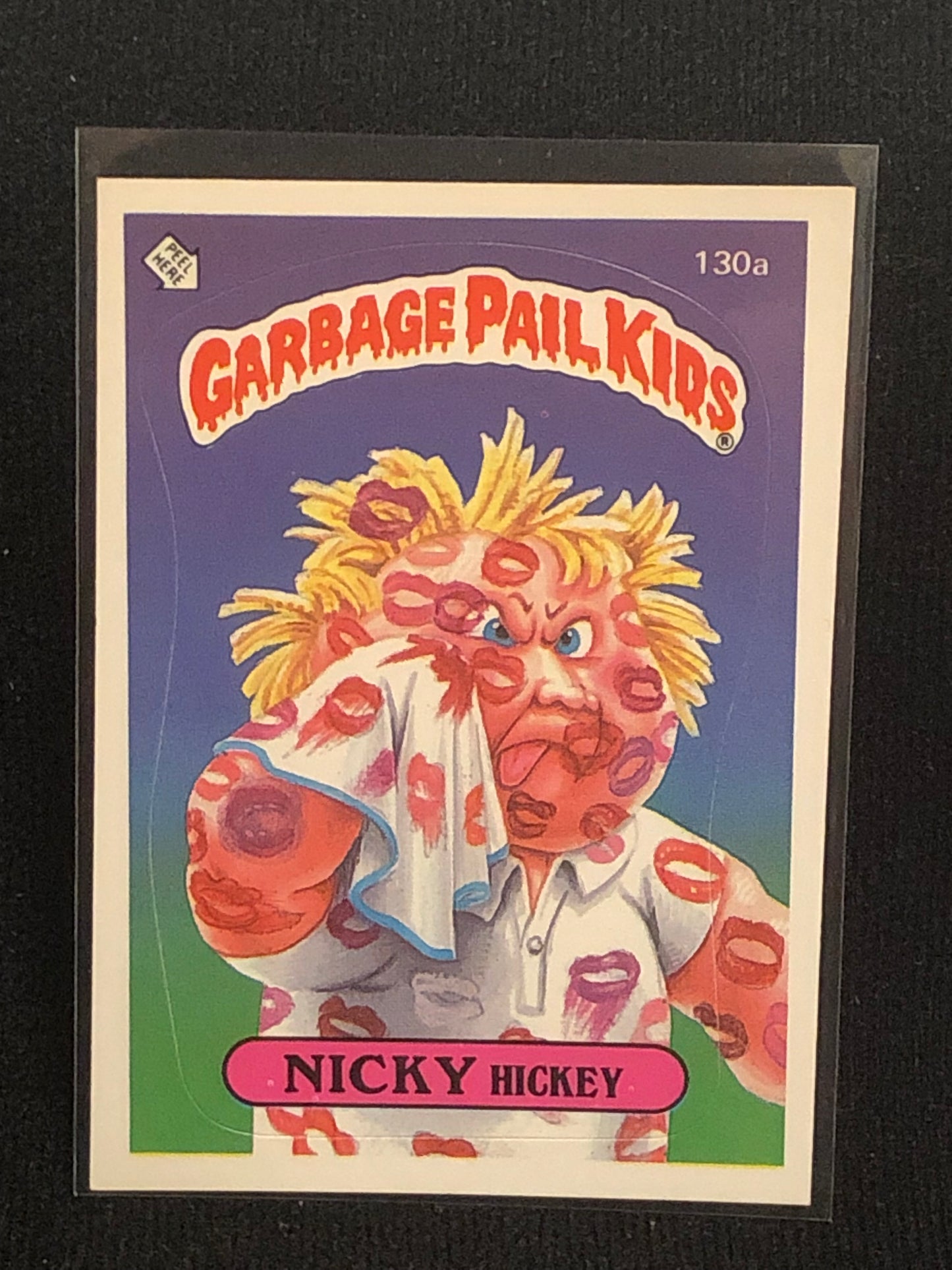 Garbage Pail Kids Original Series 4 (os4) 130a Nicky Hickey