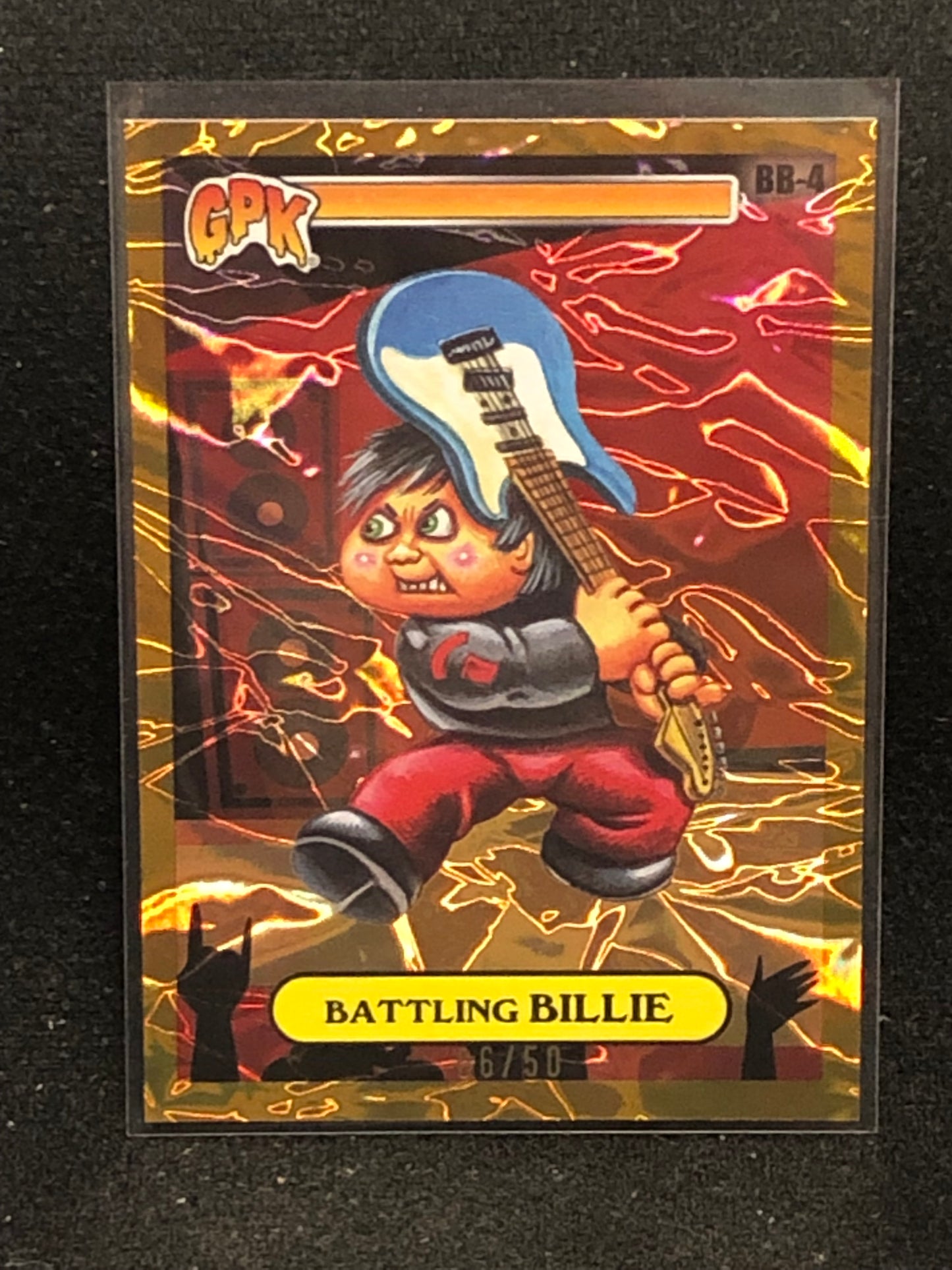 Garbage Pail Kids x Battle Of The Bands Green Day Gold Crumple Cards /50