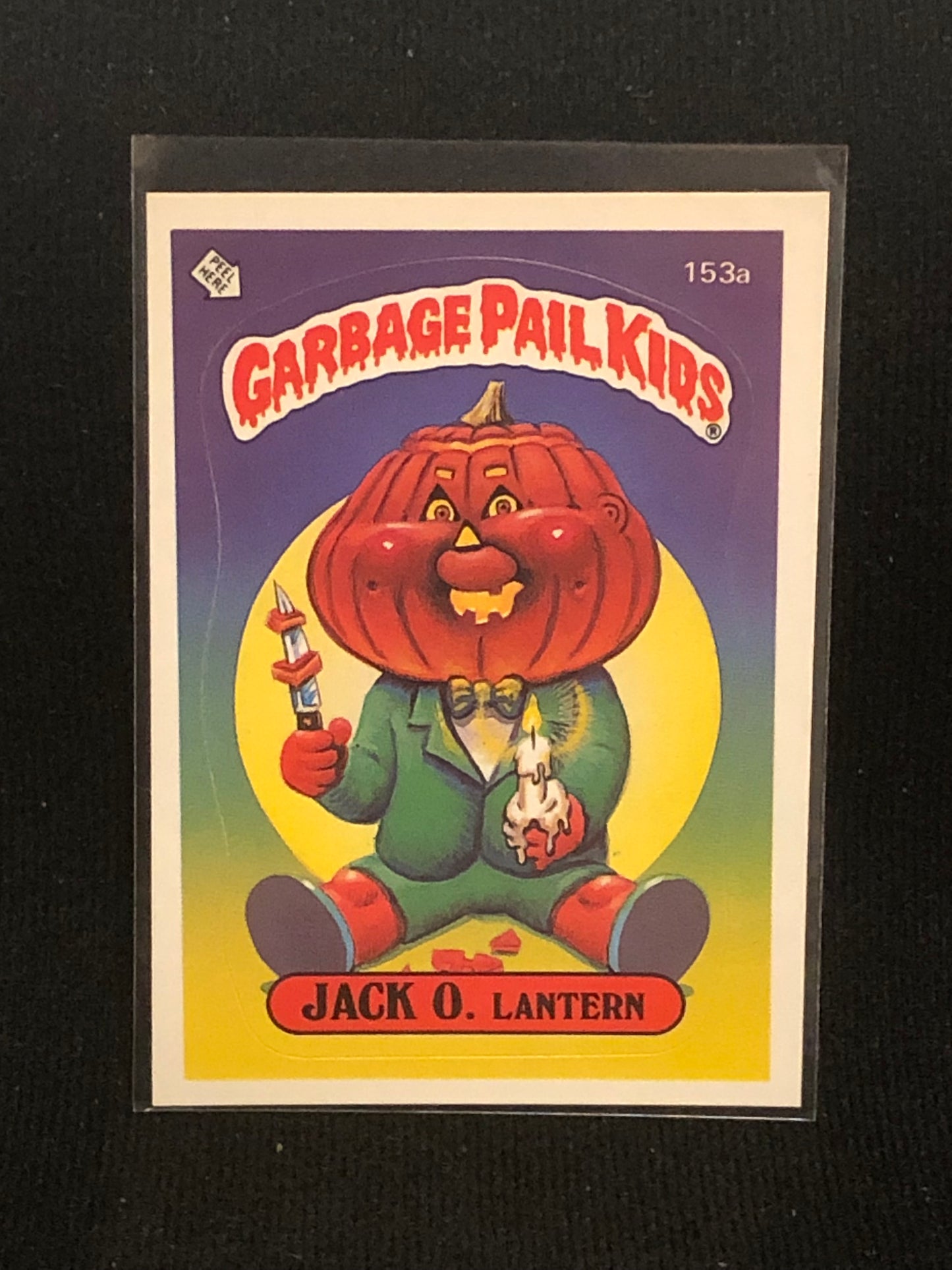 Garbage Pail Kids Original Series 4 (os4) 153a Jack O Lantern