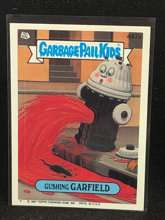 Garbage Pail Kids Original Series 11 (os11) 447a Gushing Garfield