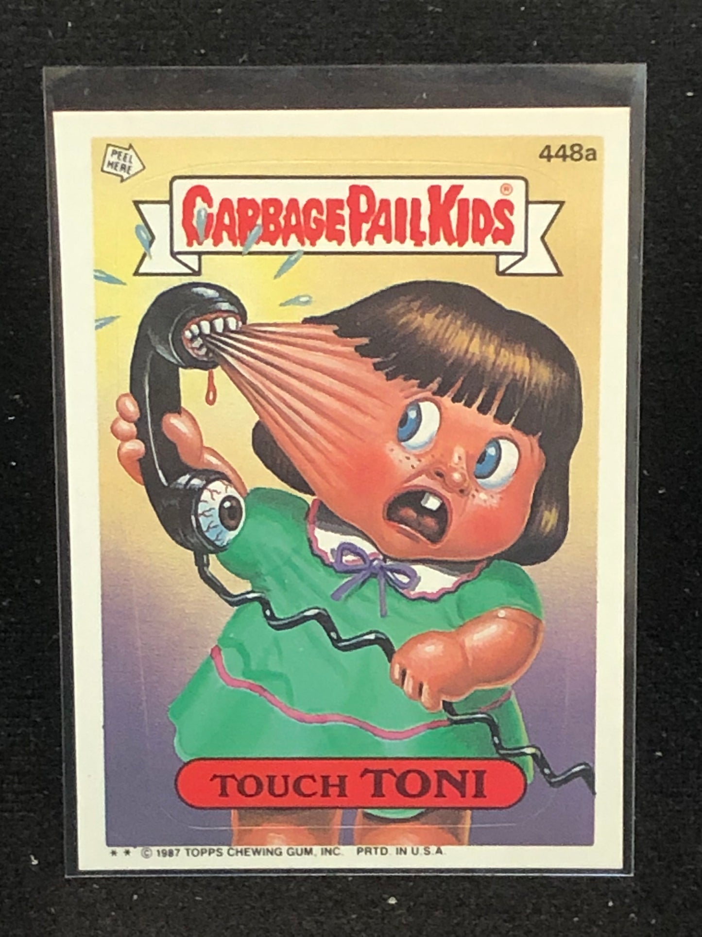 Garbage Pail Kids Original Series 11 (os11) 448a Touch Toni