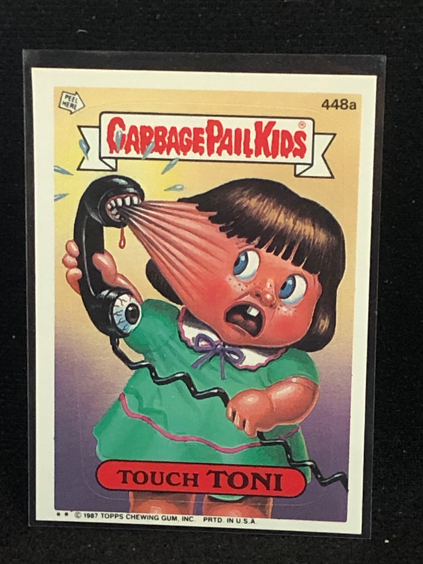 Garbage Pail Kids Original Series 11 (os11) 448a Touch Toni