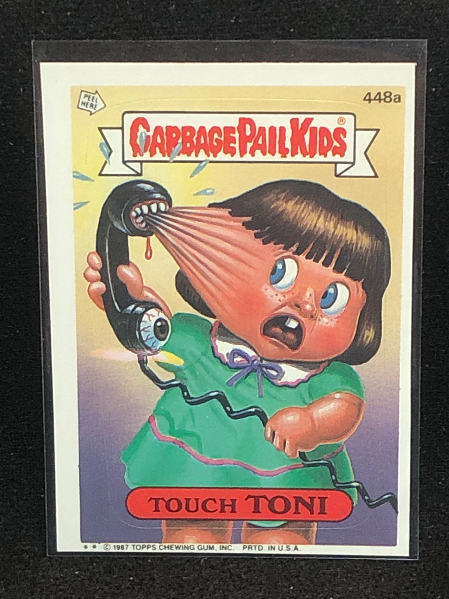 Garbage Pail Kids Original Series 11 (os11) 448a Touch Toni
