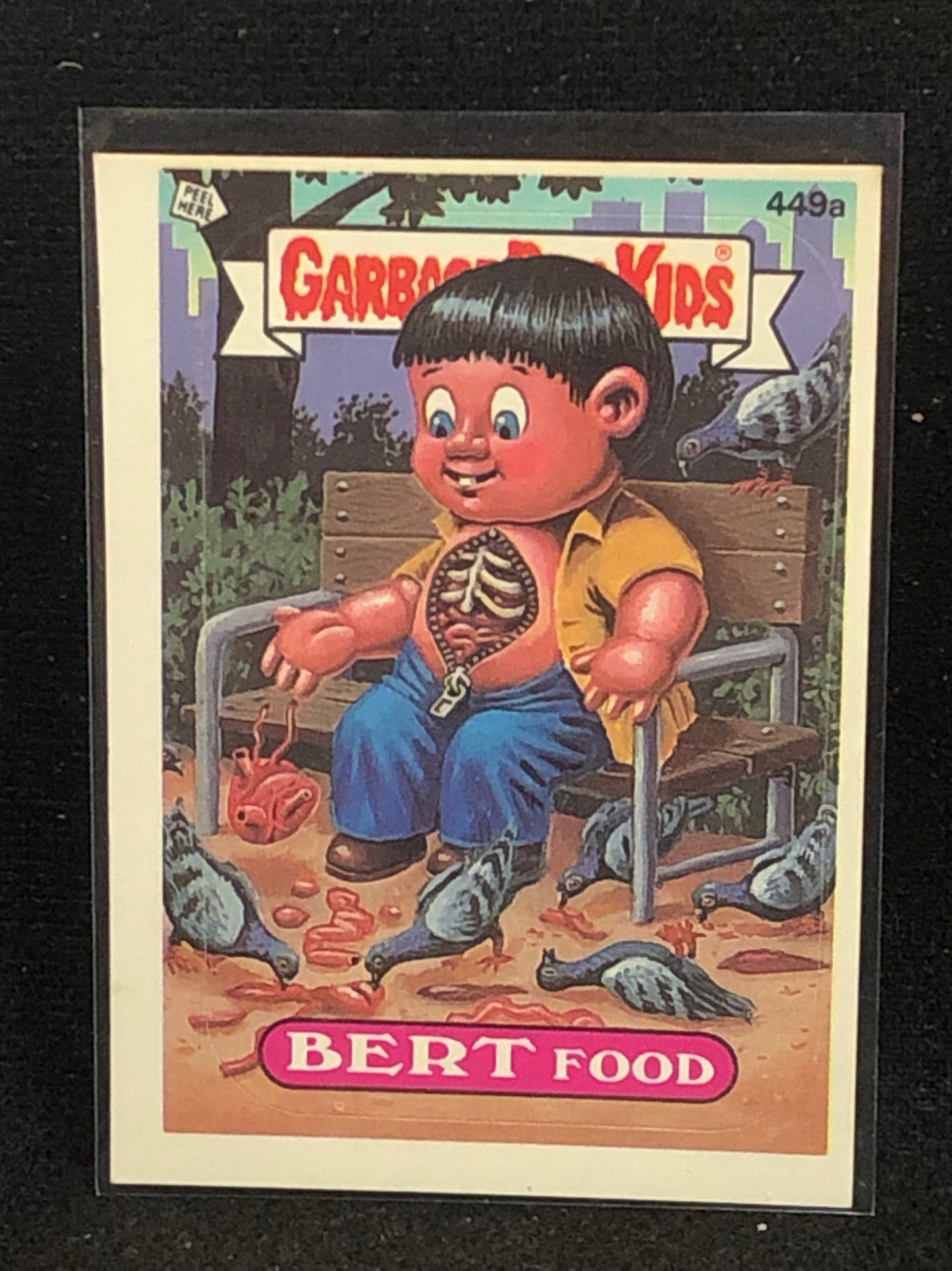 Garbage Pail Kids Original Series 11 (os11) 449a Bert Food