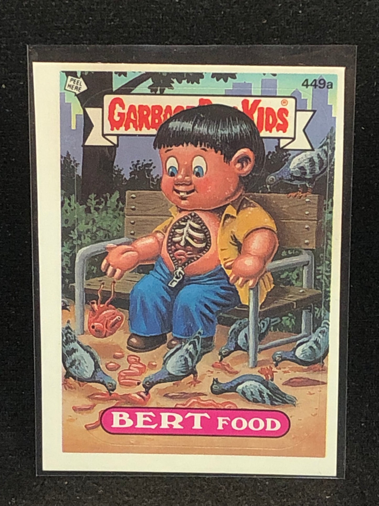 Garbage Pail Kids Original Series 11 (os11) 449a Bert Food