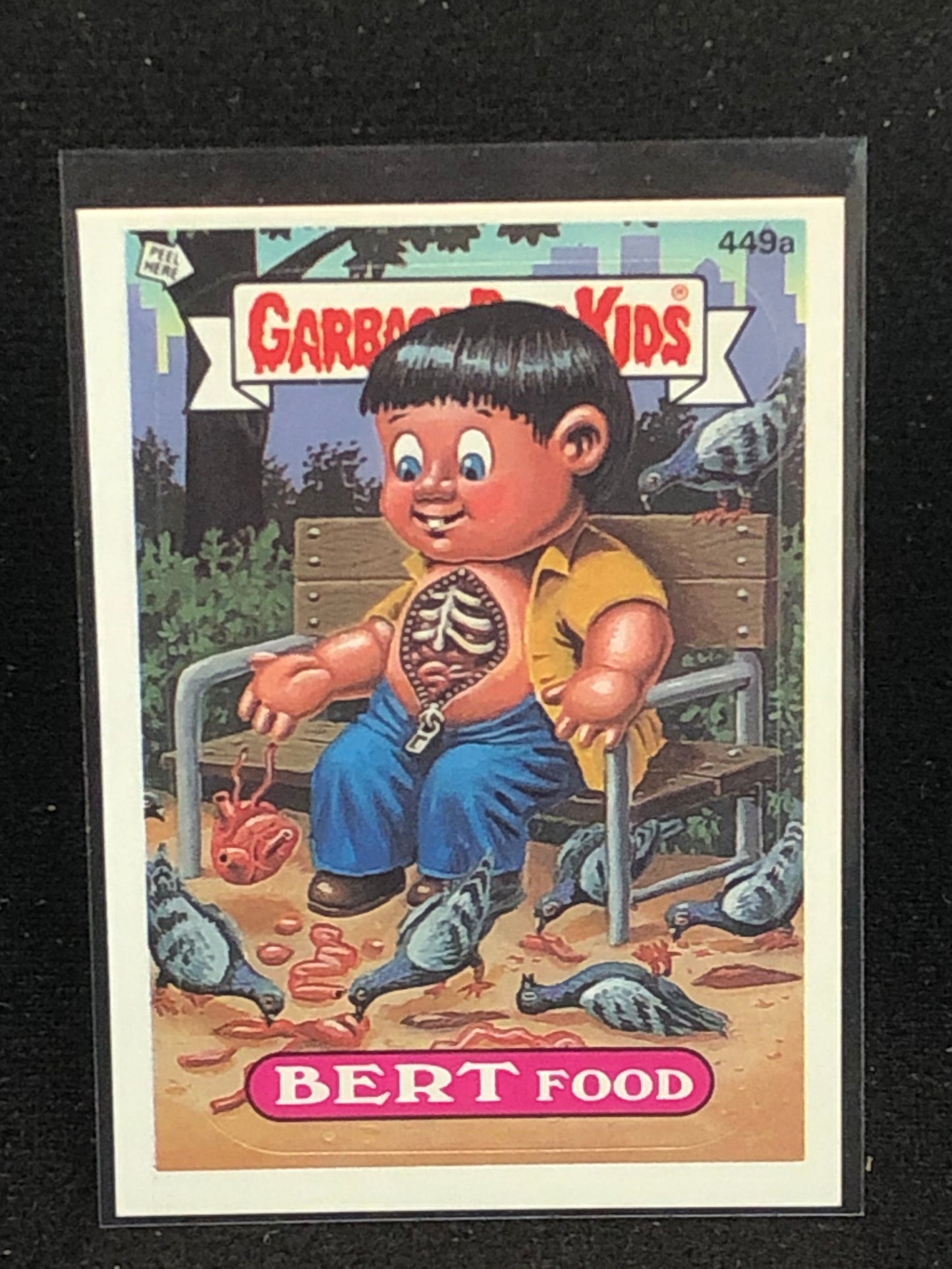 Garbage Pail Kids Original Series 11 (os11) 449a Bert Food