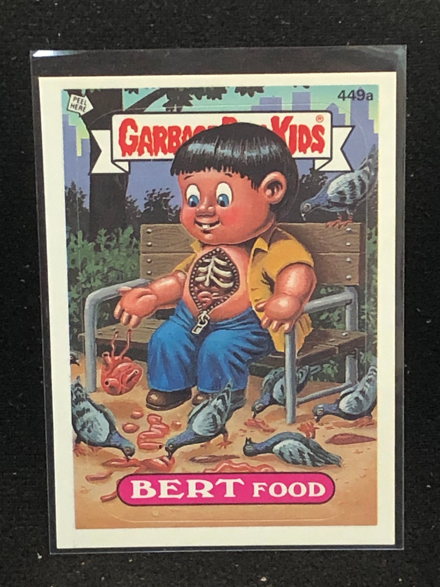 Garbage Pail Kids Original Series 11 (os11) 449a Bert Food