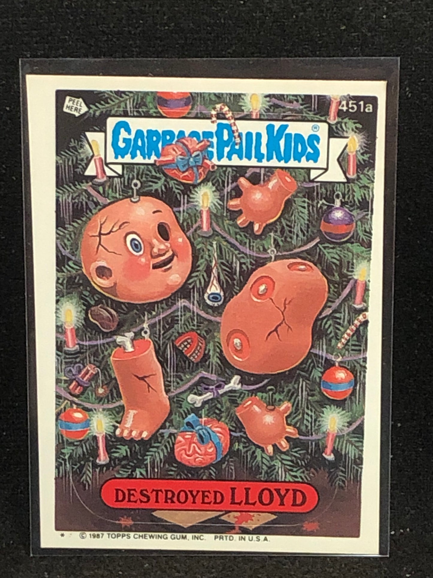 Garbage Pail Kids Original Series 11 (os11) 451a Destroyed Lloyd