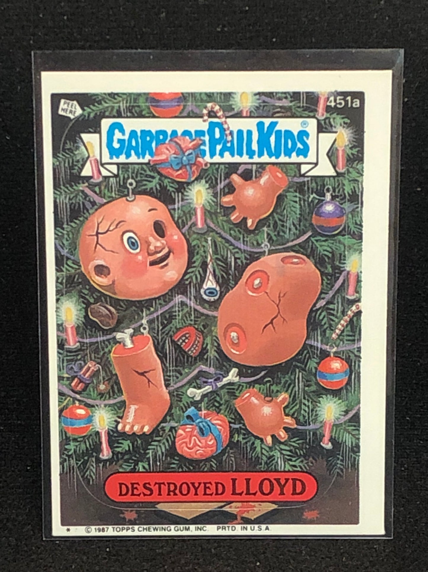 Garbage Pail Kids Original Series 11 (os11) 451a Destroyed Lloyd