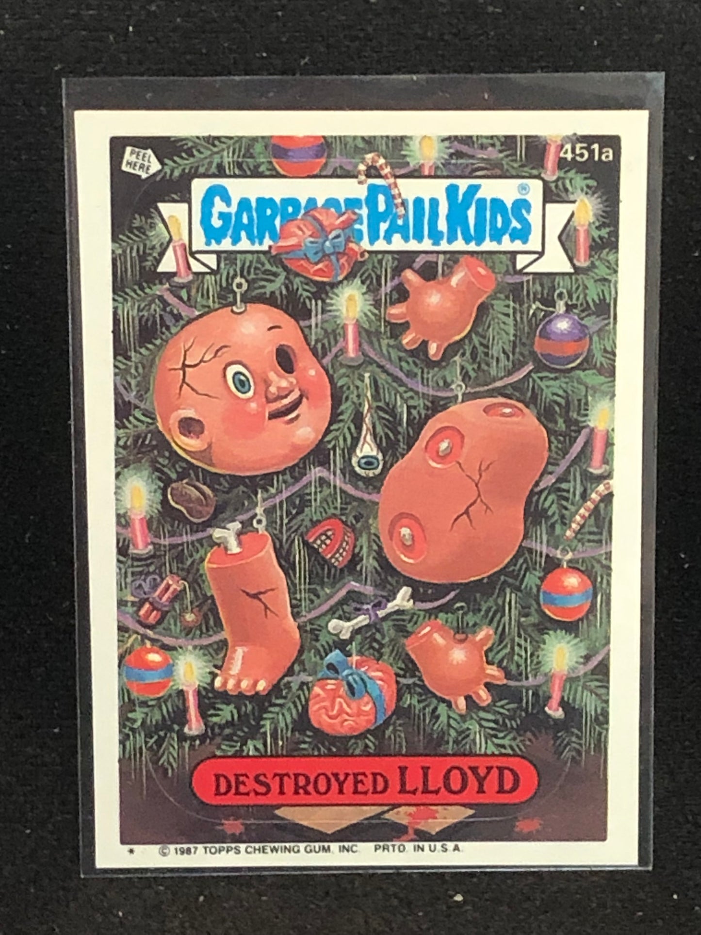 Garbage Pail Kids Original Series 11 (os11) 451a Destroyed Lloyd