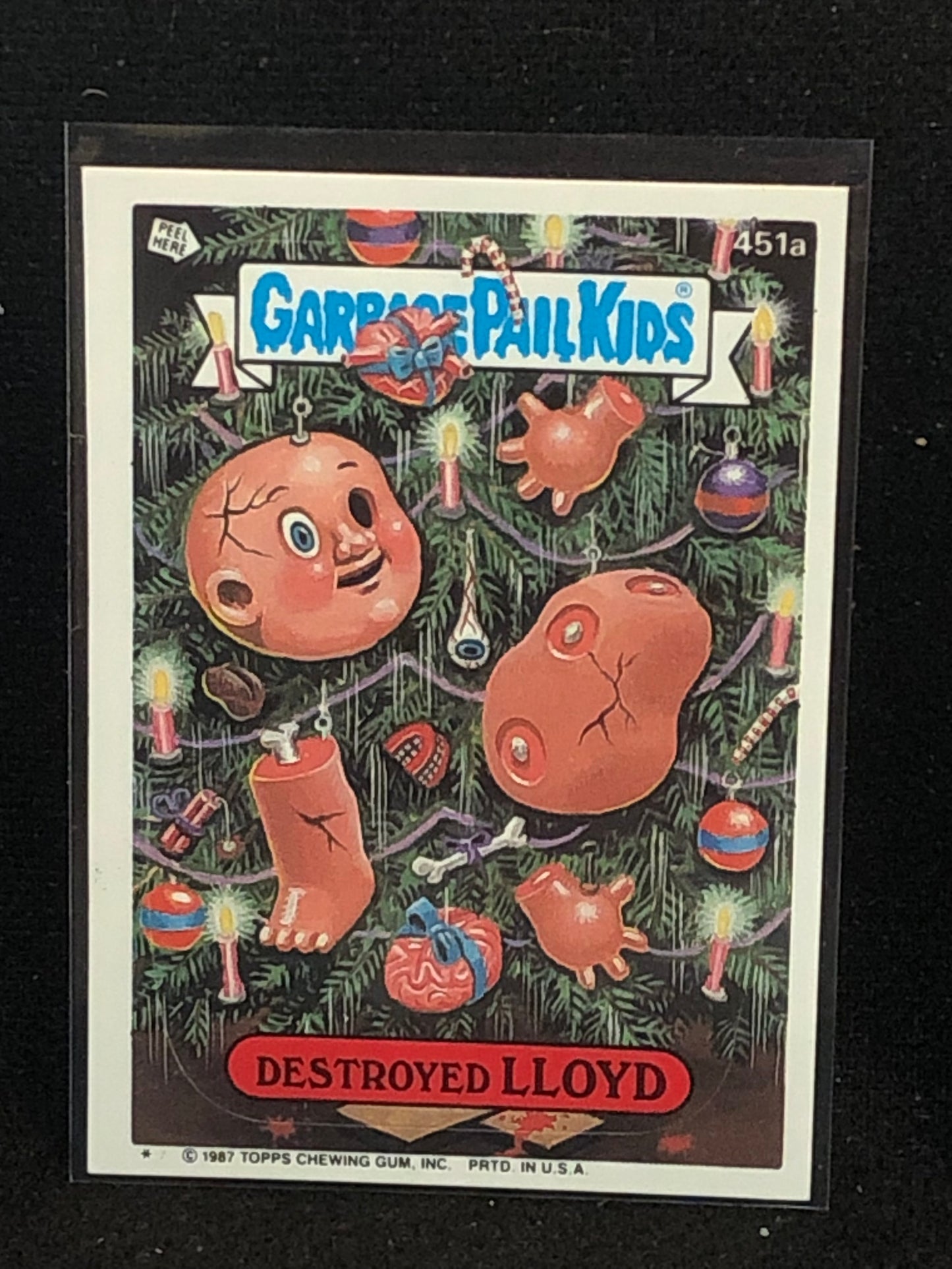 Garbage Pail Kids Original Series 11 (os11) 451a Destroyed Lloyd