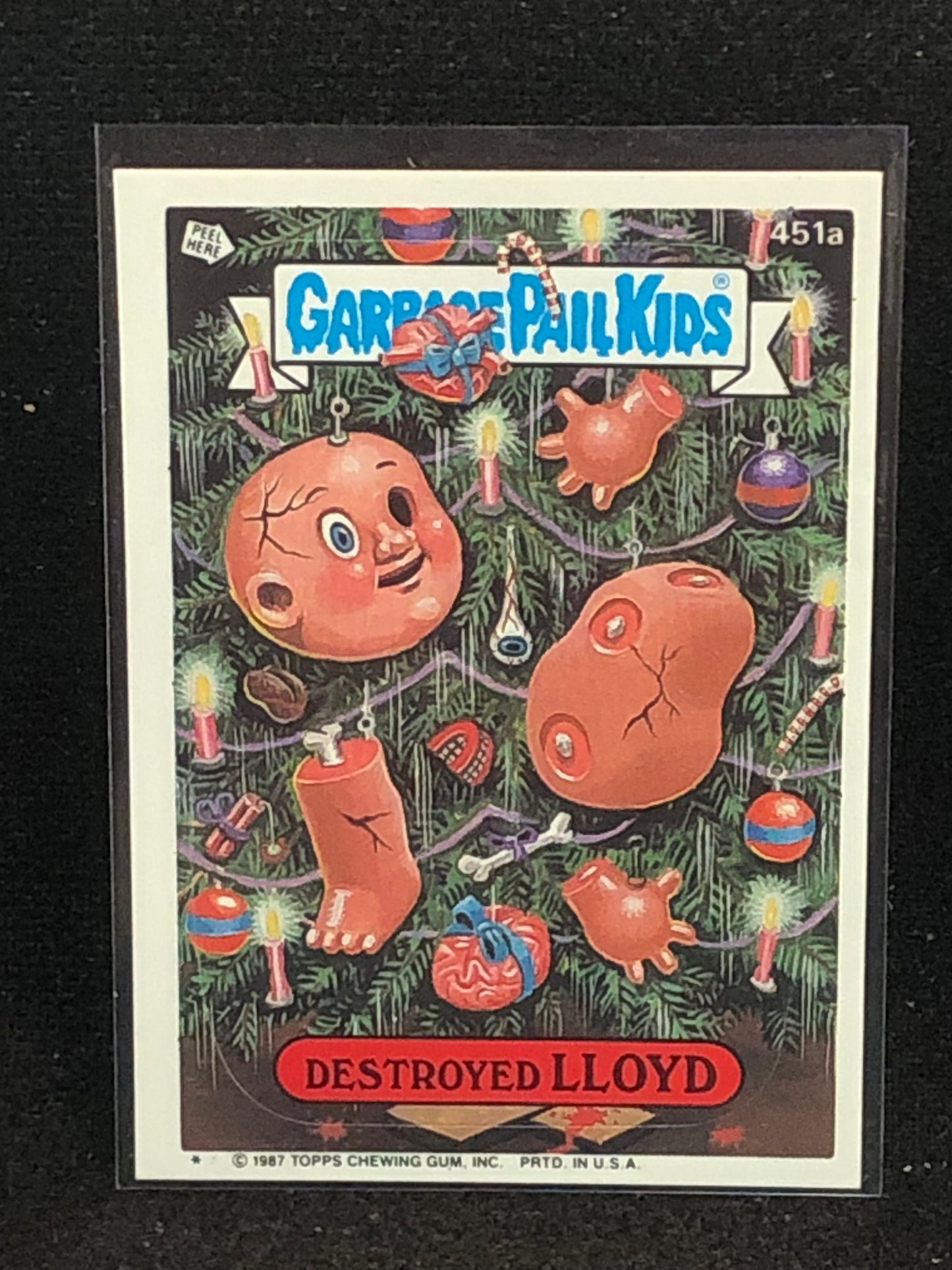 Garbage Pail Kids Original Series 11 (os11) 451a Destroyed Lloyd