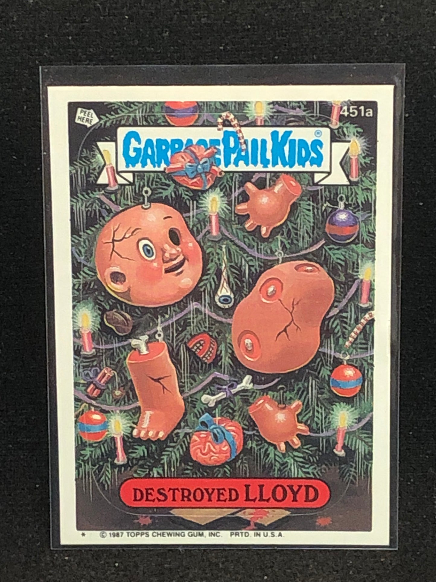 Garbage Pail Kids Original Series 11 (os11) 451a Destroyed Lloyd