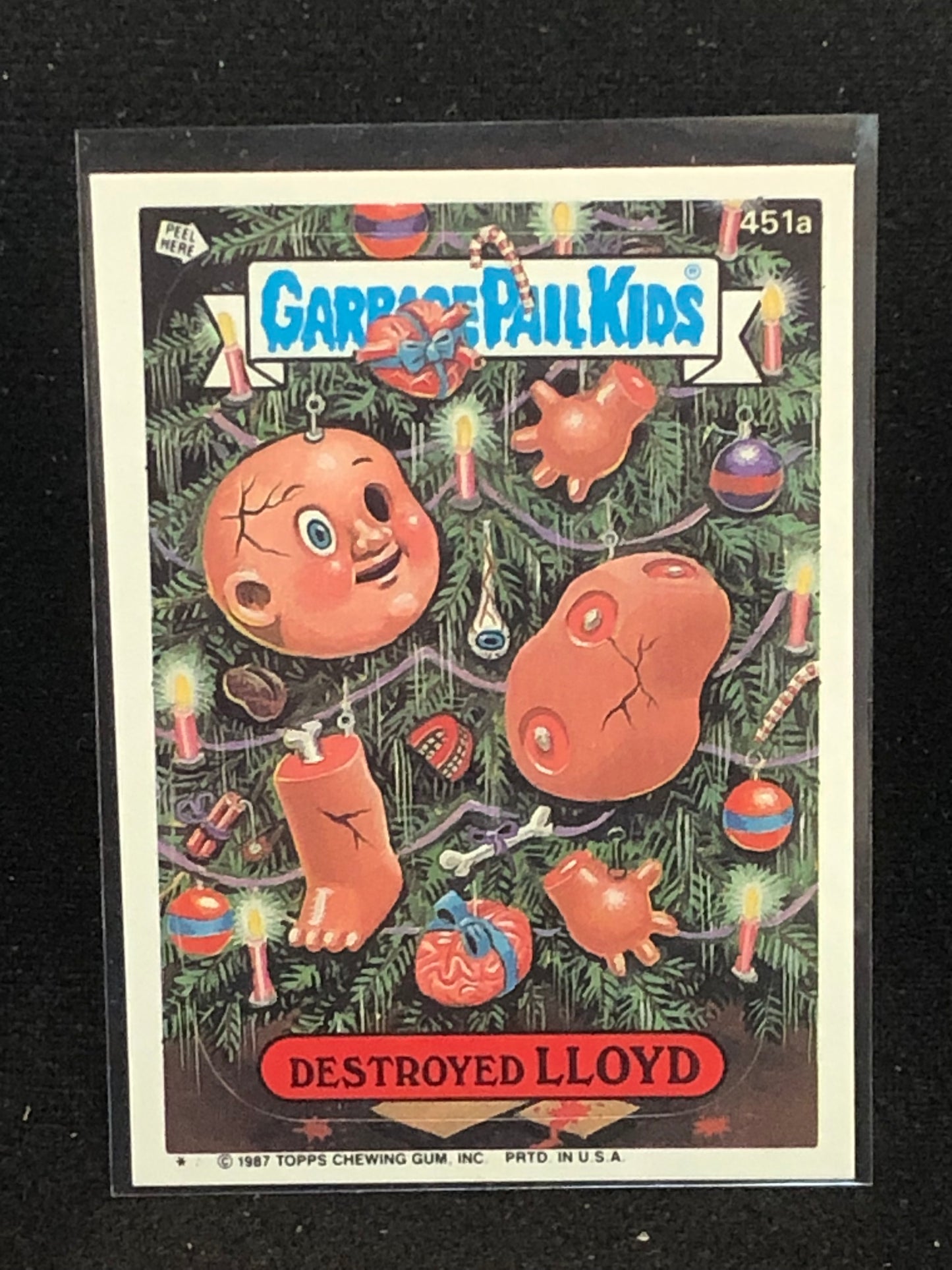 Garbage Pail Kids Original Series 11 (os11) 451a Destroyed Lloyd