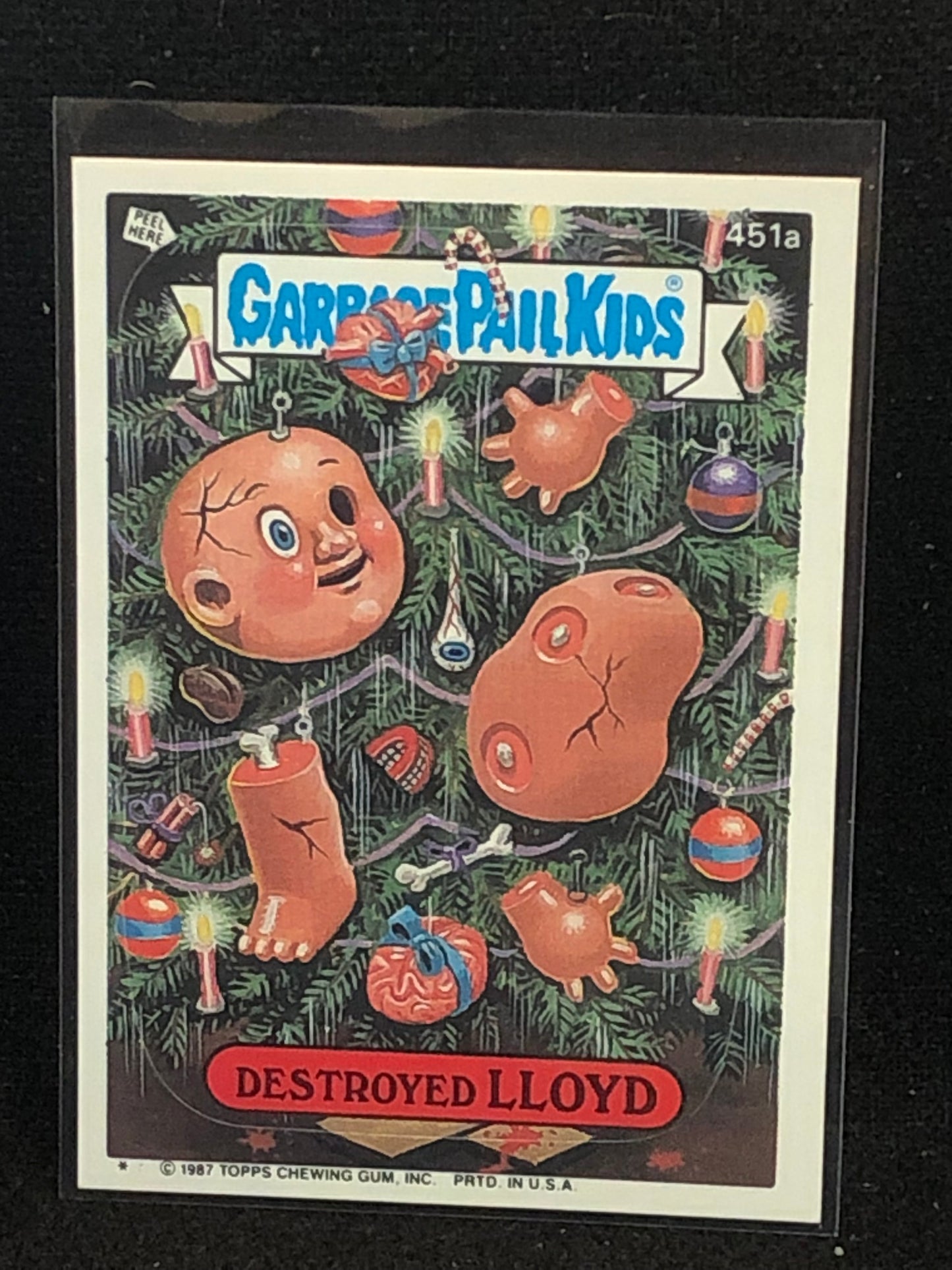 Garbage Pail Kids Original Series 11 (os11) 451a Destroyed Lloyd